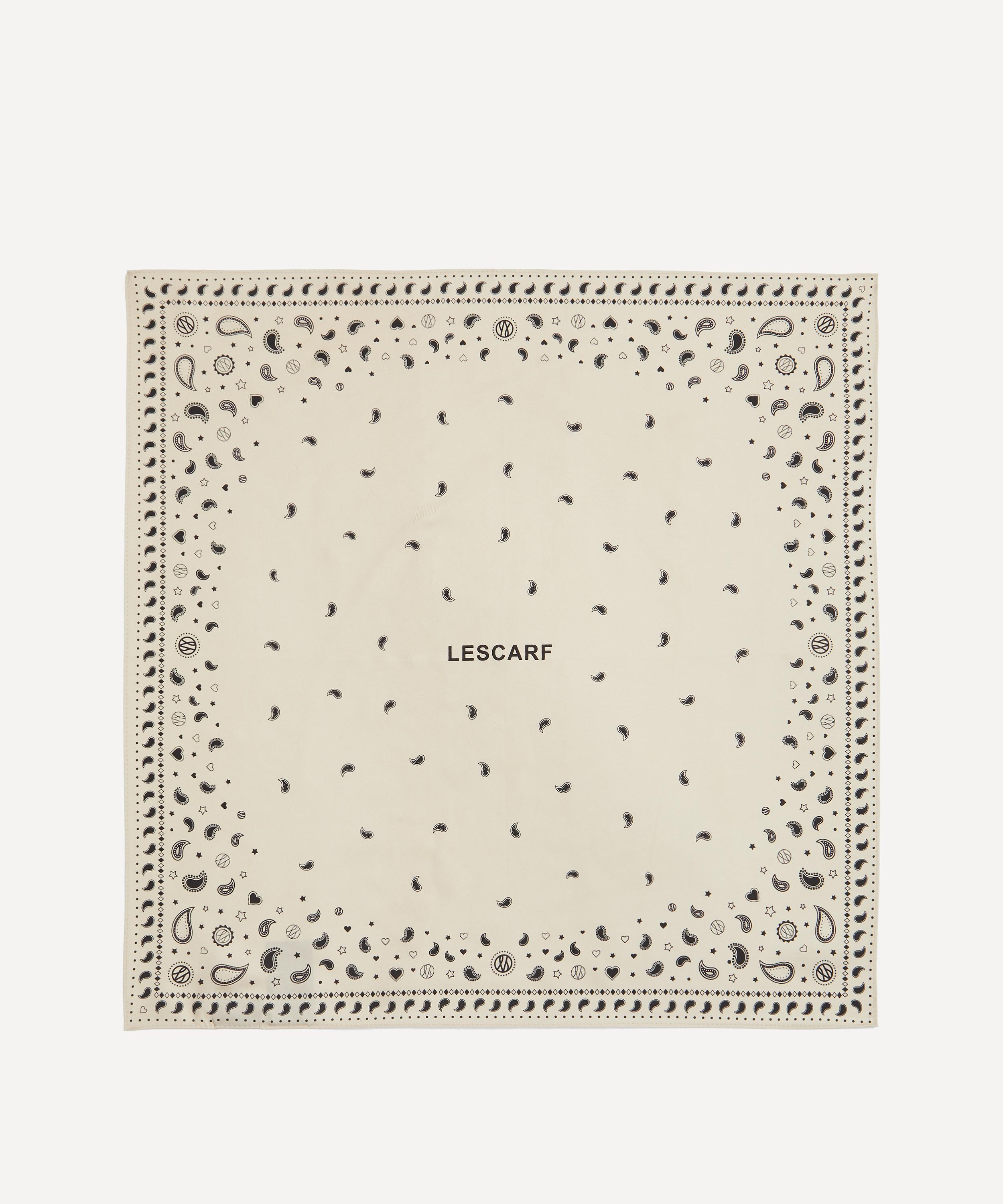 Lescarf - Paisley Sand Silk Scarf image number 1