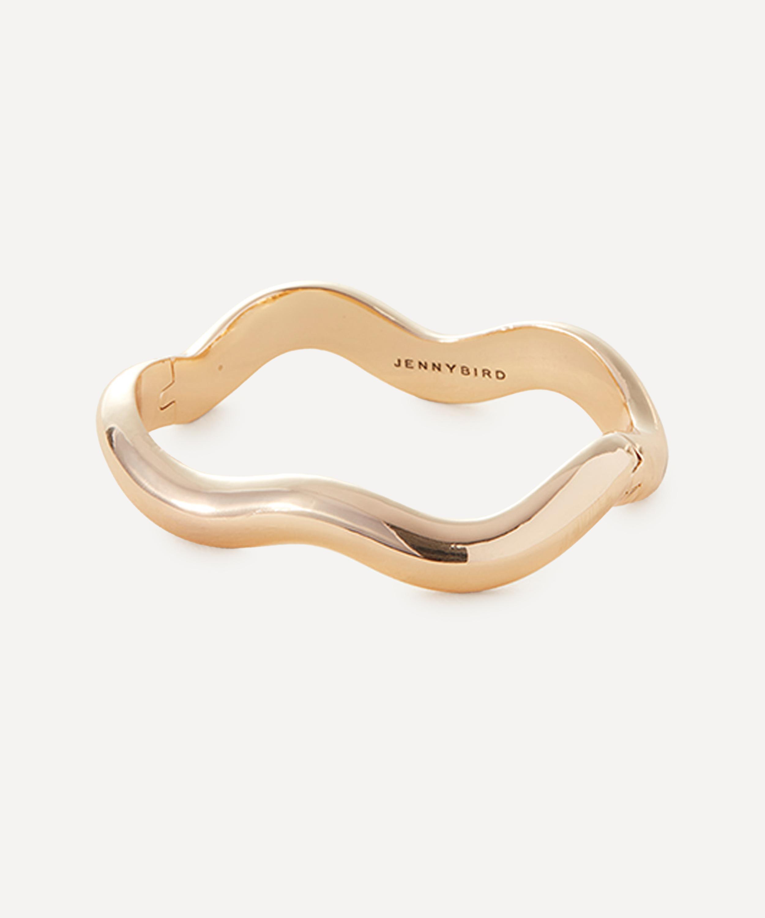 JENNY BIRD - 14ct Gold-Plated Ola Bangle Bracelet