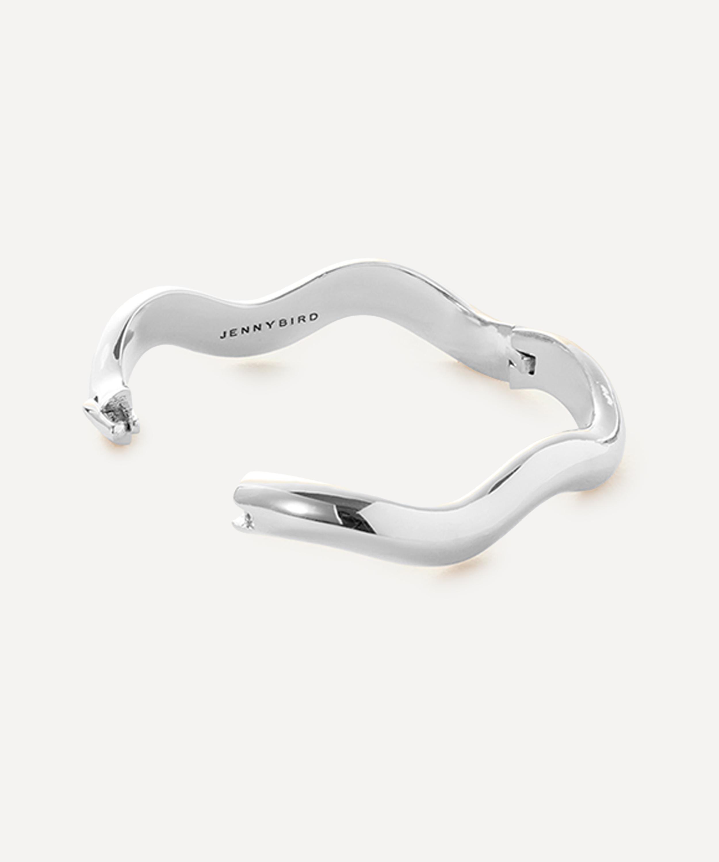 JENNY BIRD - Silver-Plated Ola Bangle Bracelet image number 2