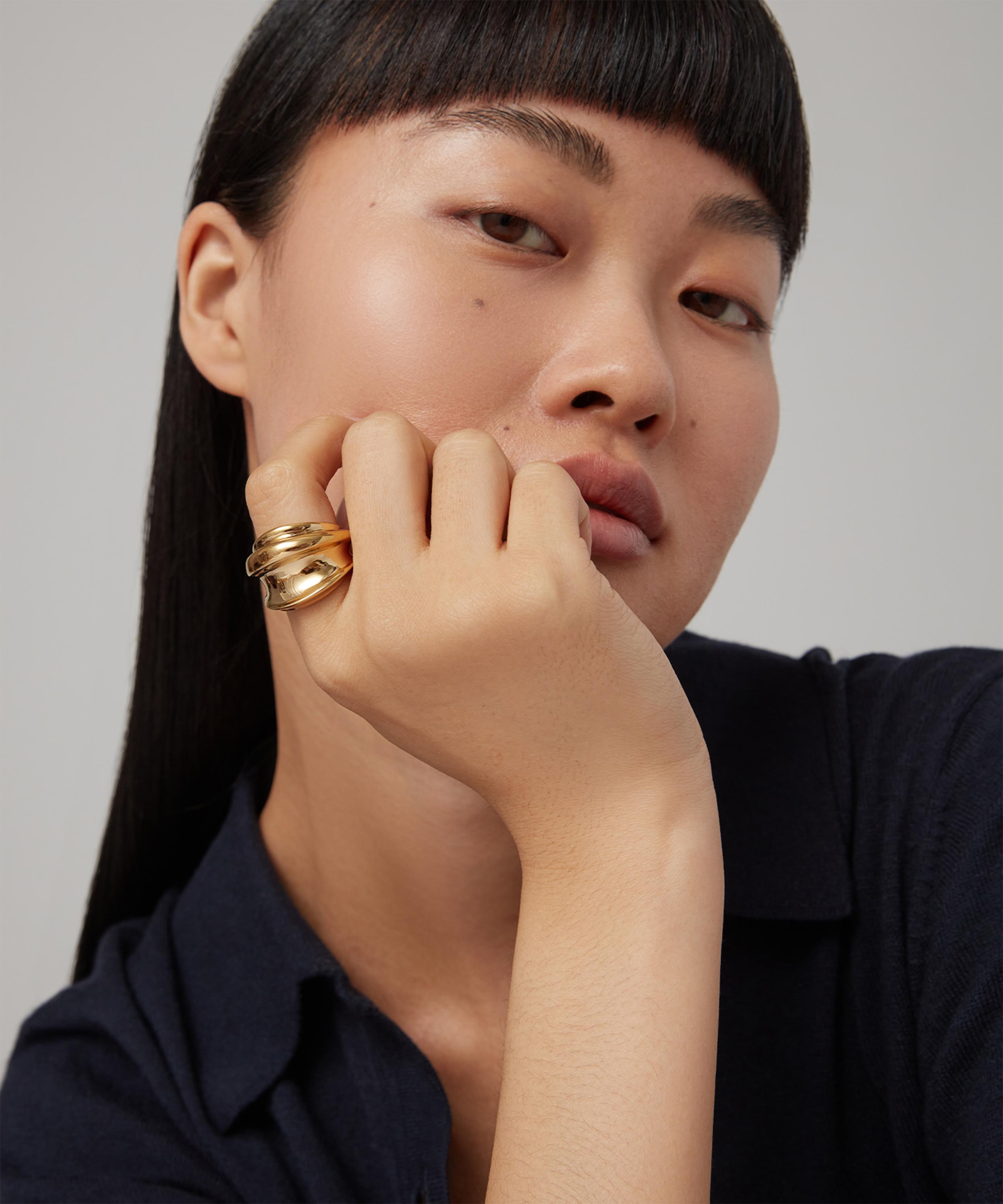 JENNY BIRD - 14ct Gold-Plated Leona Ring image number 1