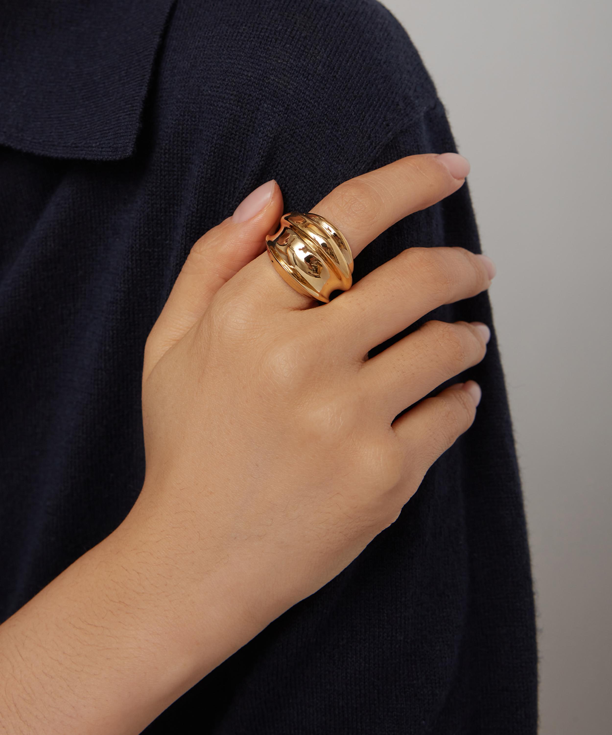 JENNY BIRD - 14ct Gold-Plated Leona Ring image number 3
