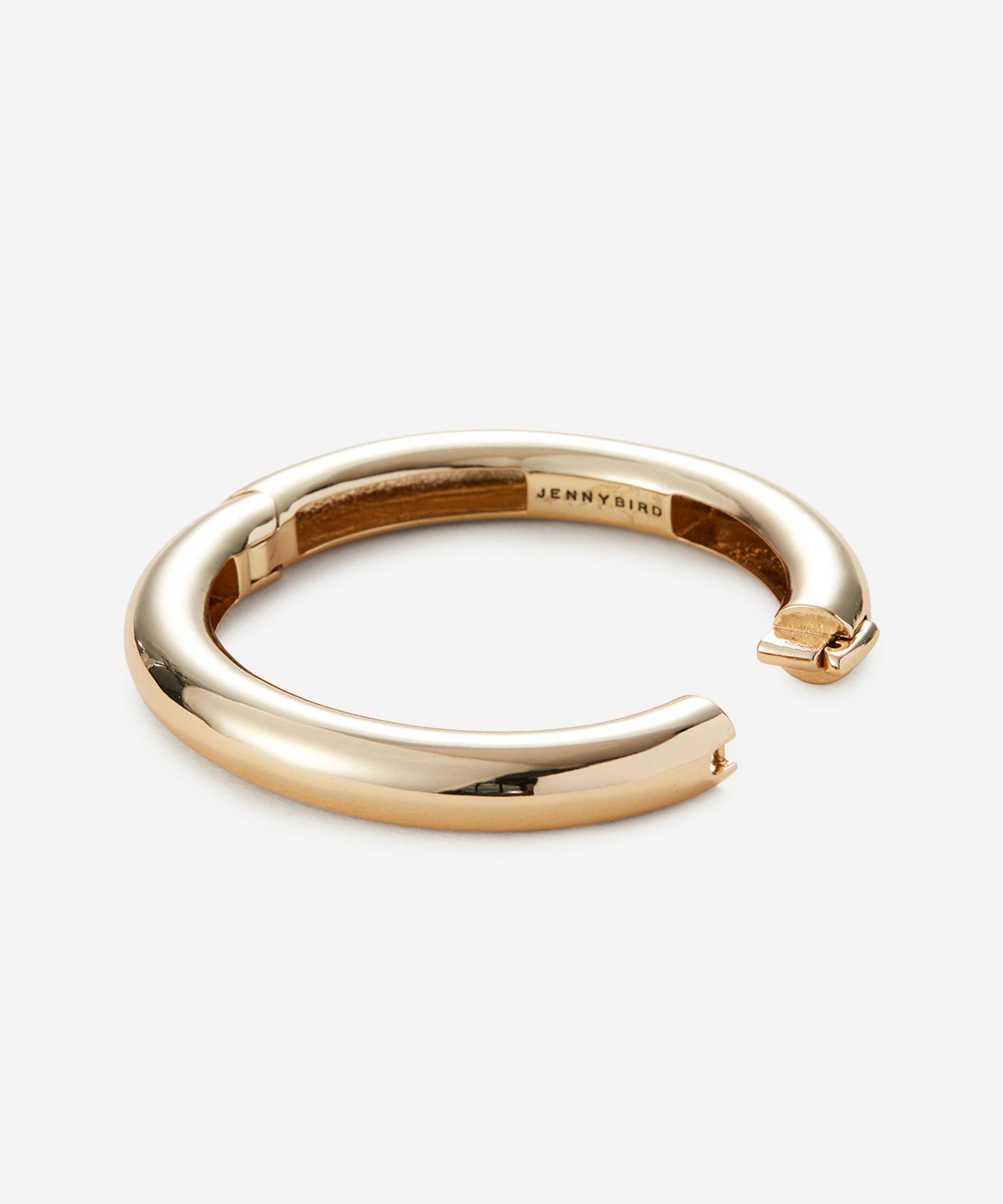 JENNY BIRD - 14ct Gold-Plated Gia Mega Bangle Bracelet image number 2
