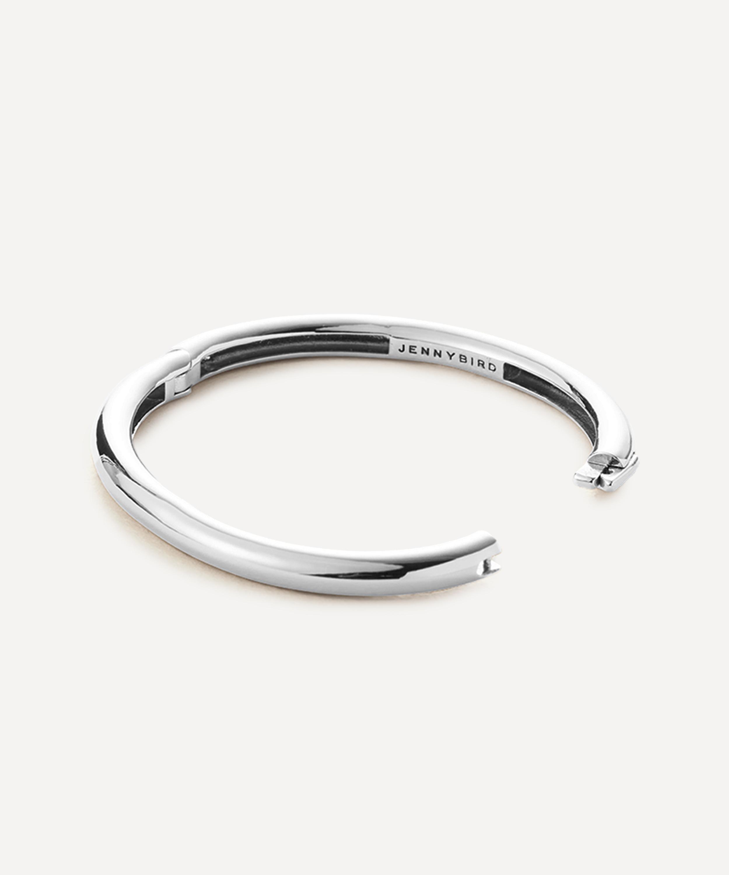 JENNY BIRD - Silver-Plated Gia Bangle Bracelet image number 2