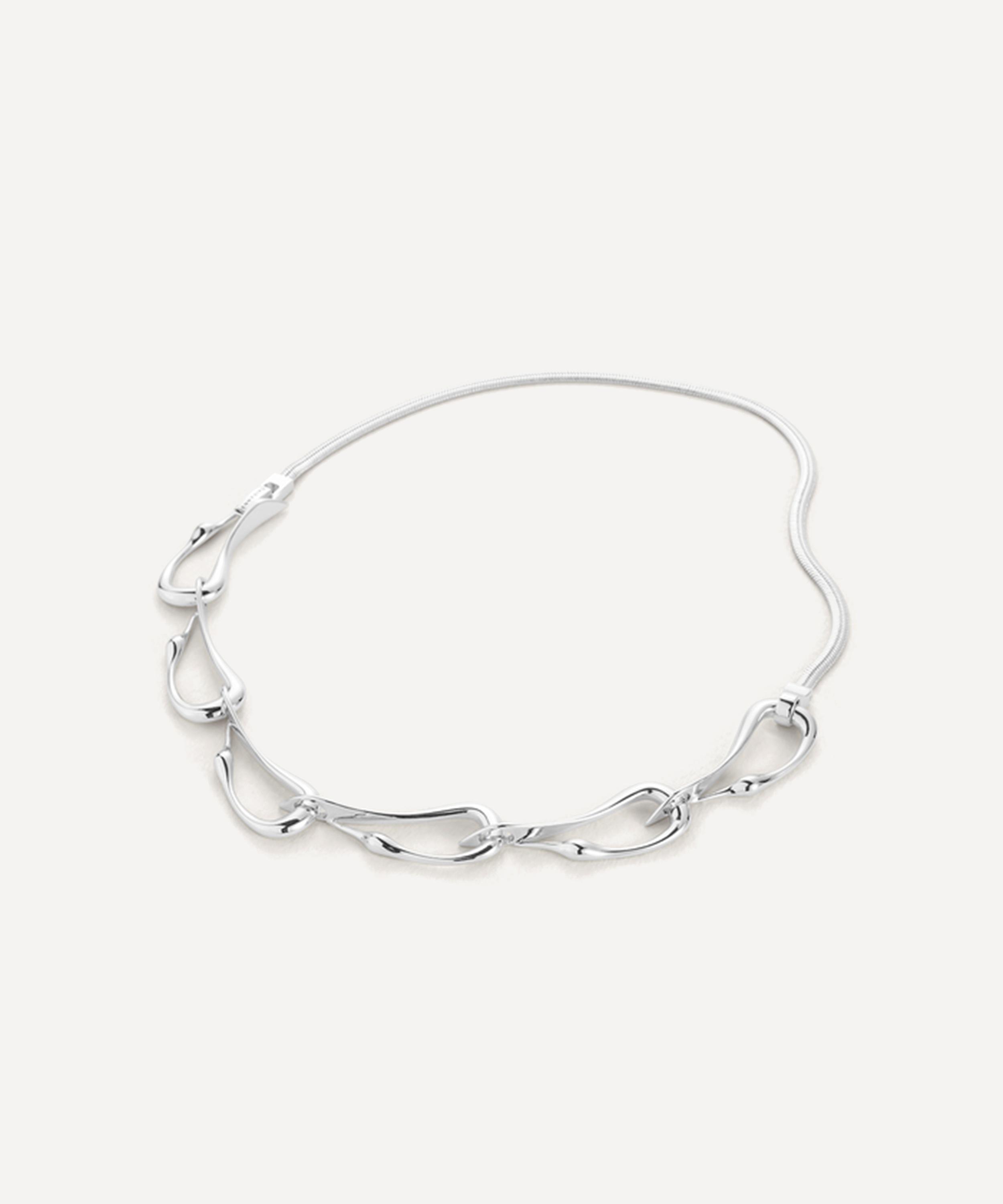 JENNY BIRD - Silver-Plated Egret Collar Necklace