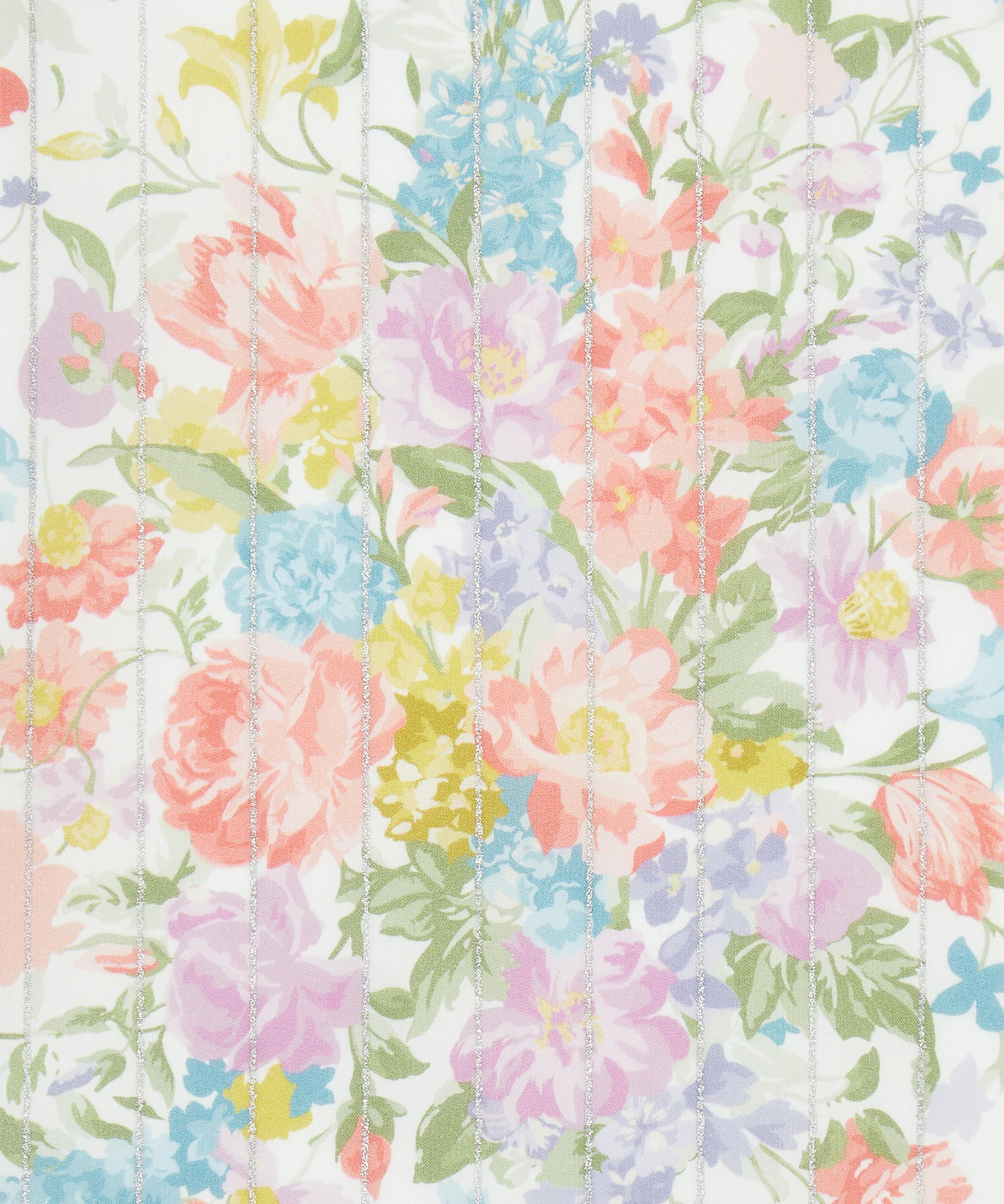 Liberty Fabrics - Liberty Fabrics & Bridgerton Bouquet Parade Stripe Tana Lawn&trade; Cotton