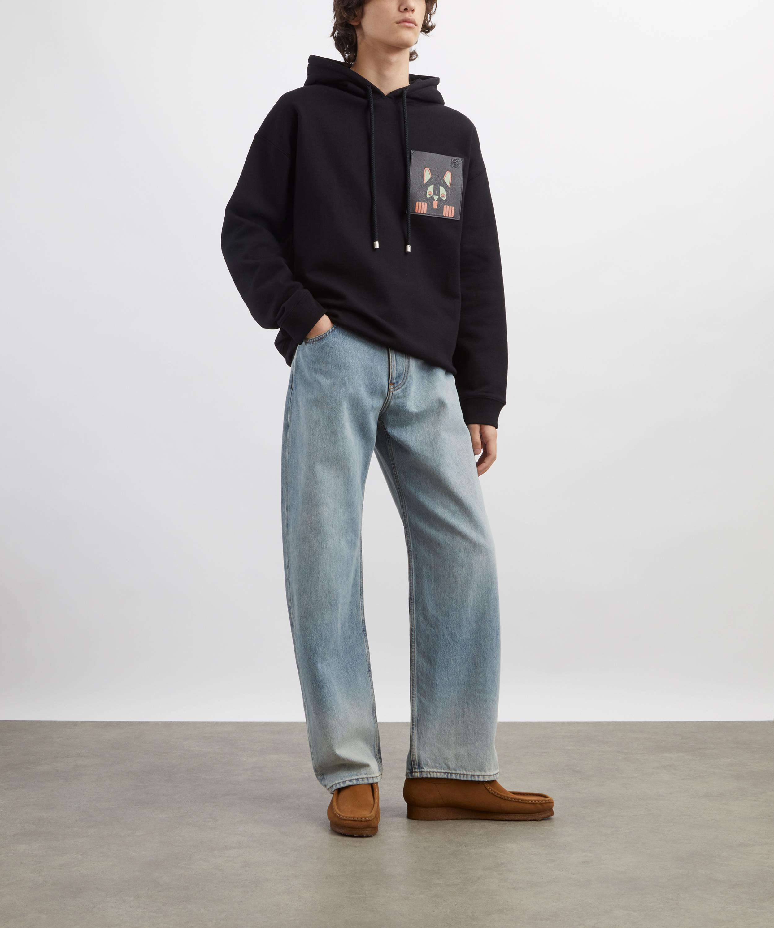 Loewe - Vintage Blue Relaxed-Fit Denim Jeans image number 1