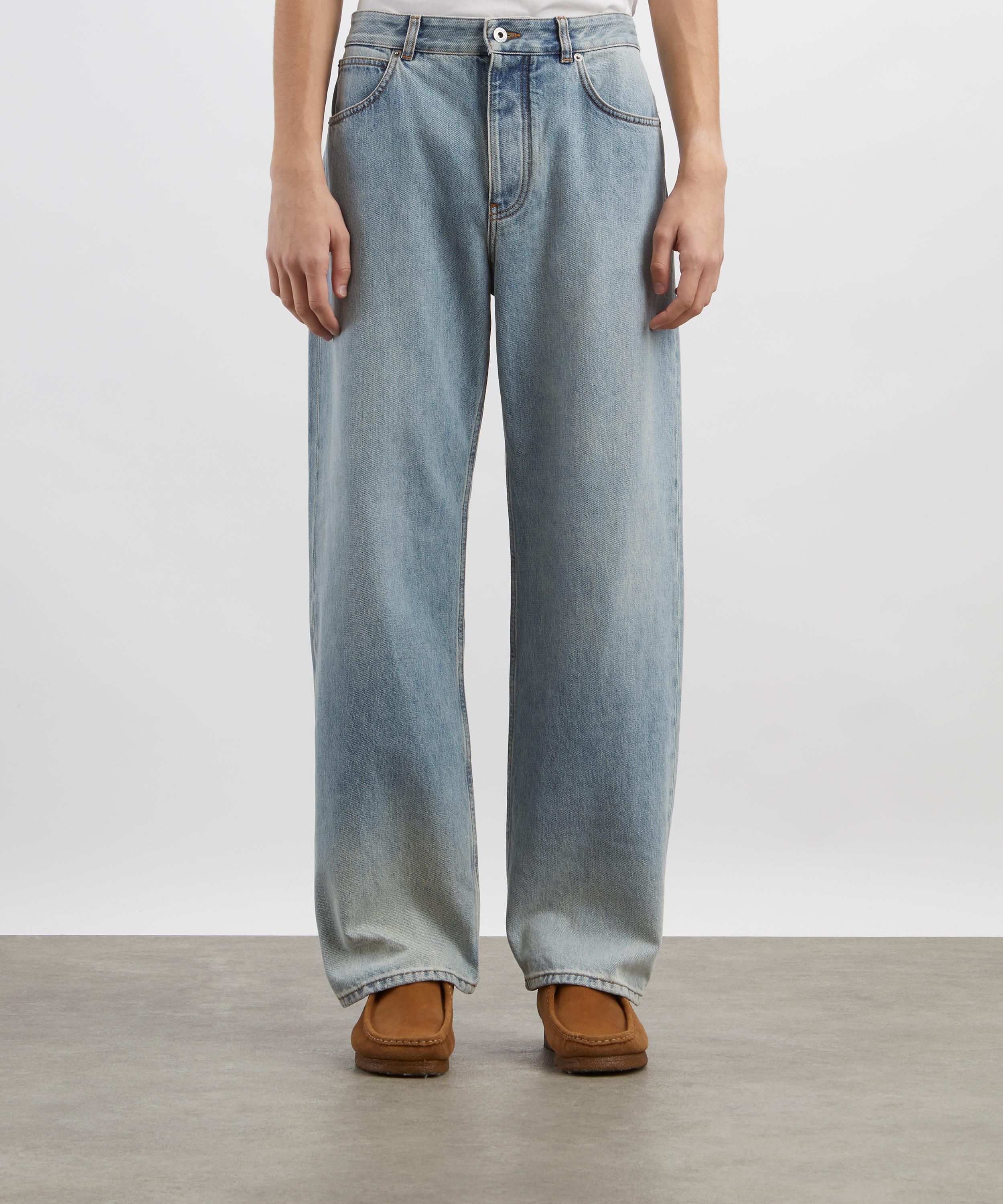 Loewe - Vintage Blue Relaxed-Fit Denim Jeans image number 2