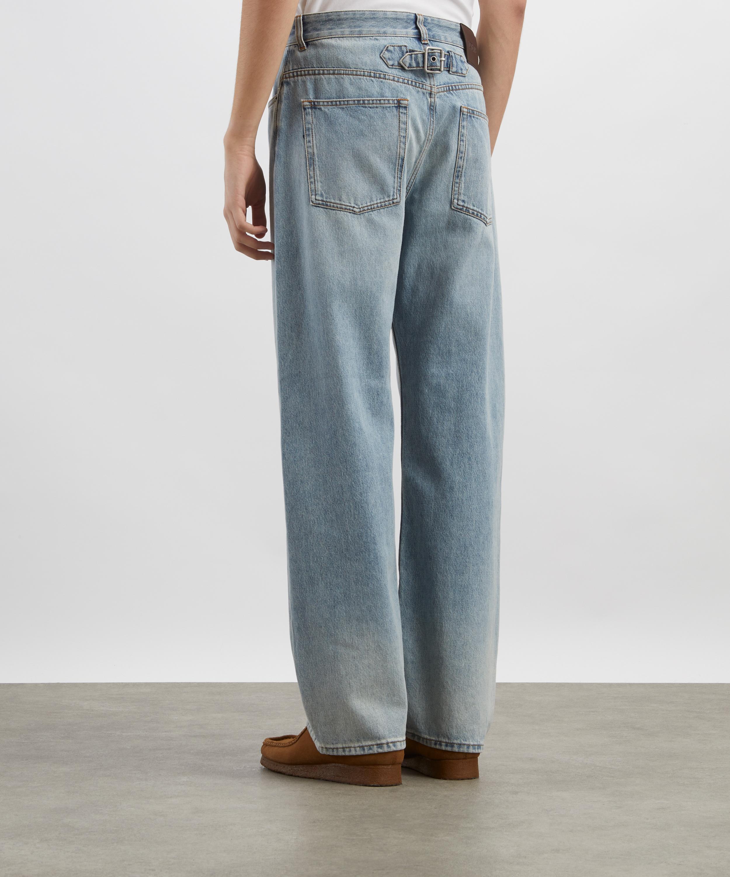 Loewe - Vintage Blue Relaxed-Fit Denim Jeans image number 3