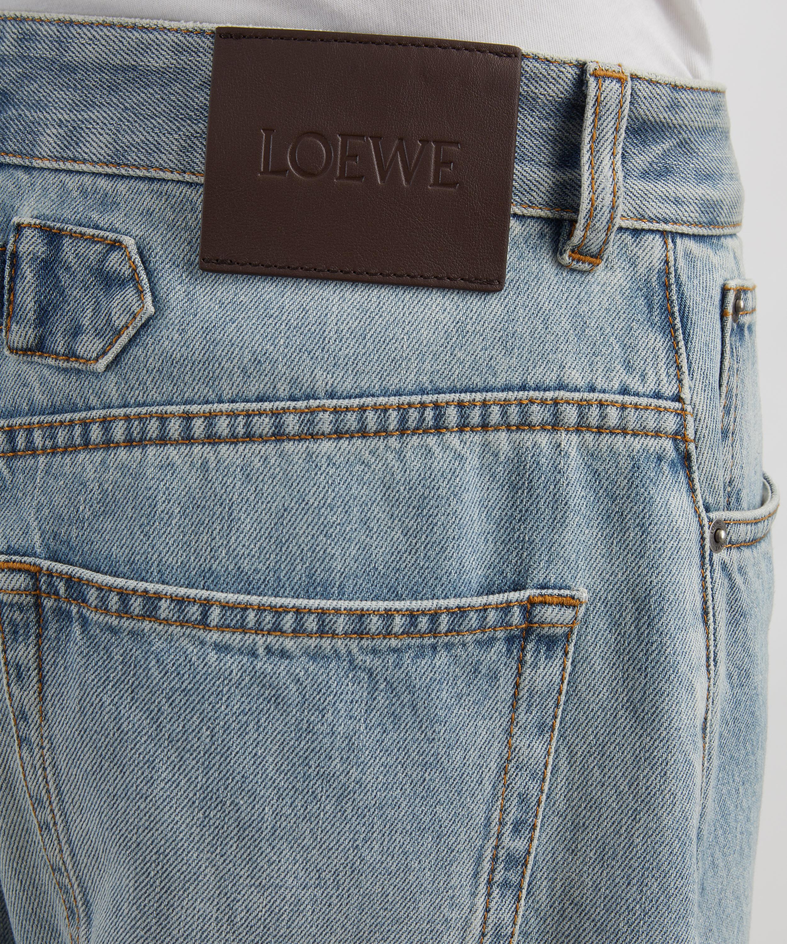 Loewe - Vintage Blue Relaxed-Fit Denim Jeans image number 4