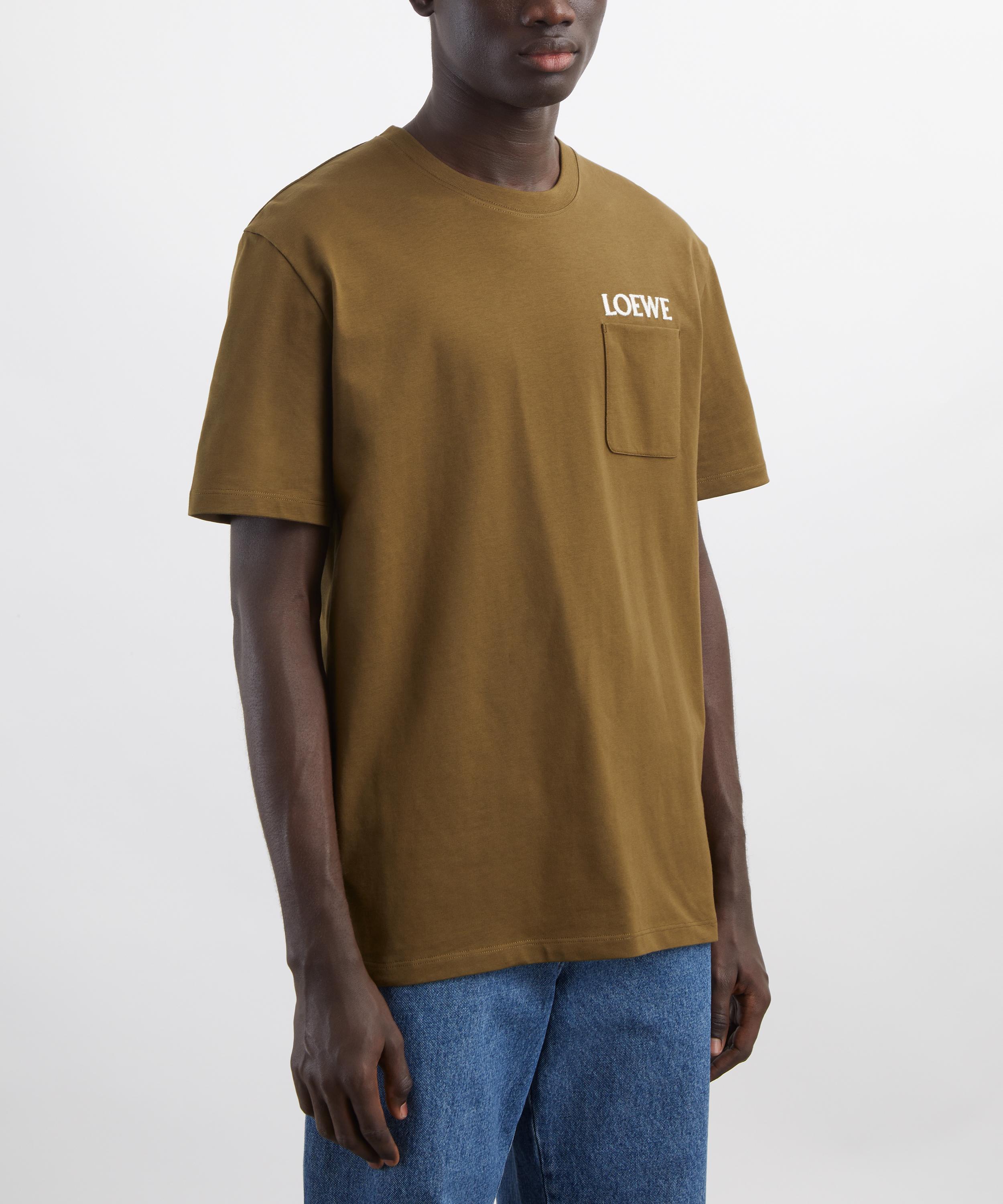 Loewe - Khaki Relaxed Fit T-Shirt image number 2