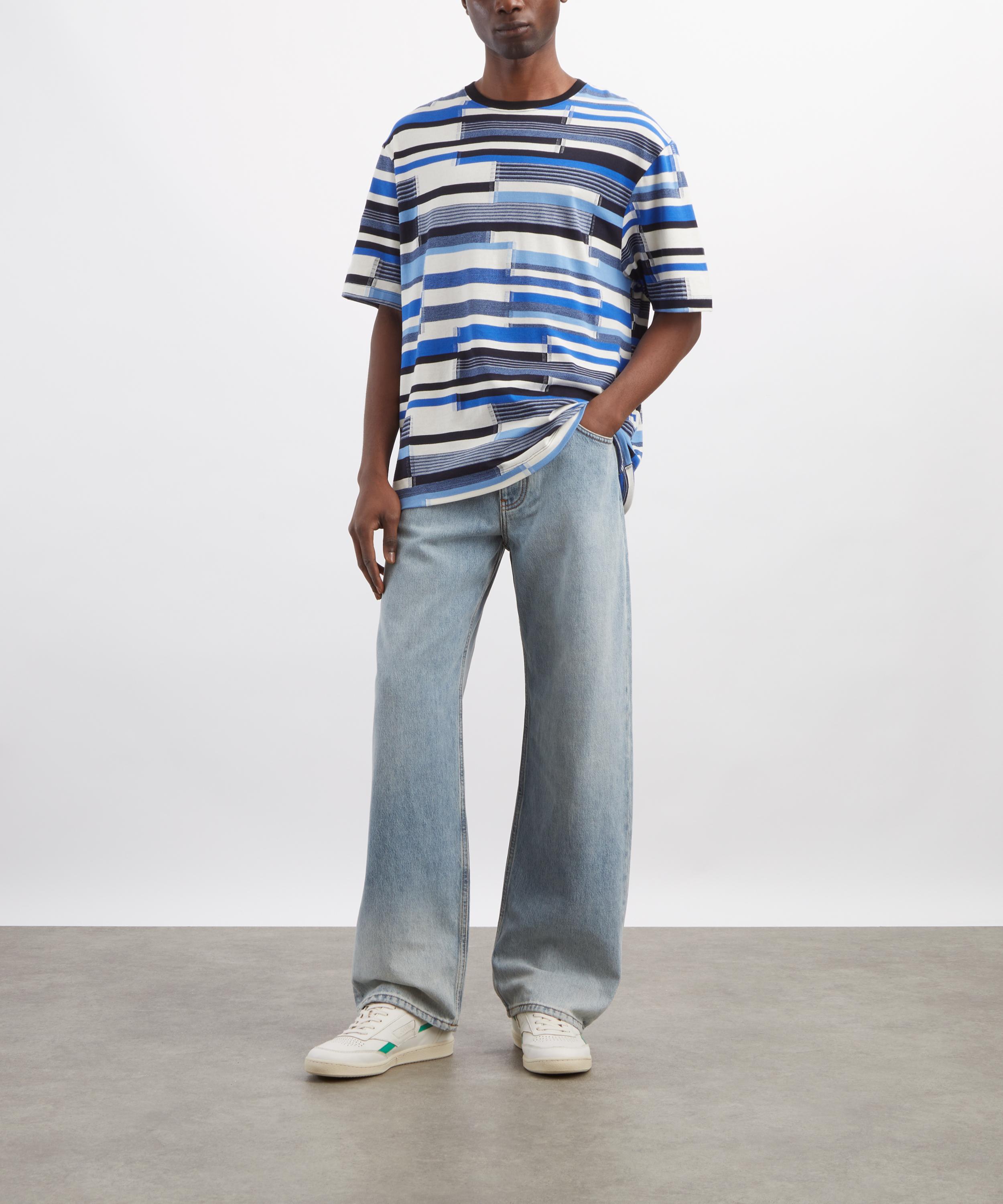 Loewe - Loose-Fit Irregular Stripe T-Shirt image number 1