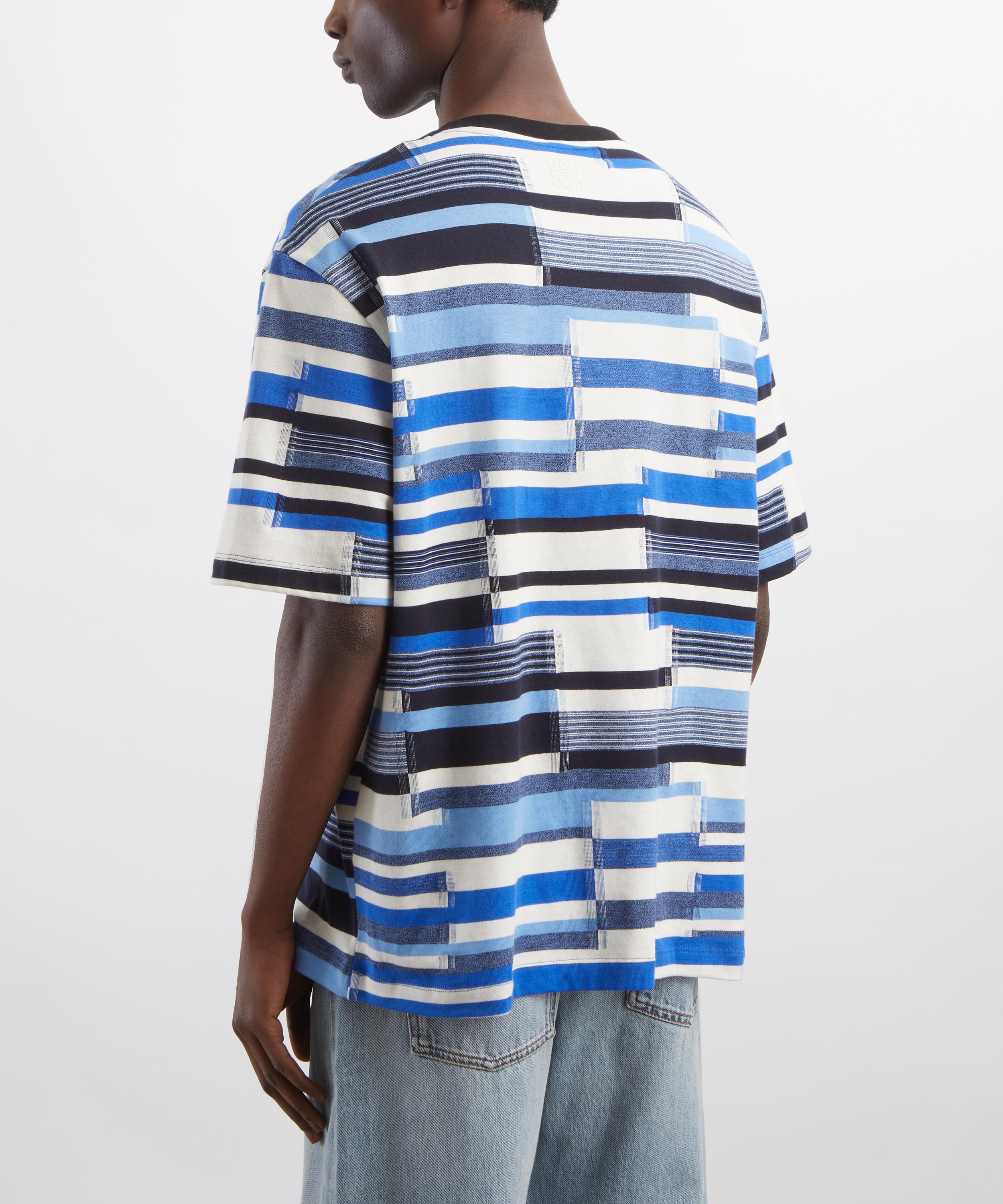 Loewe - Loose-Fit Irregular Stripe T-Shirt image number 3