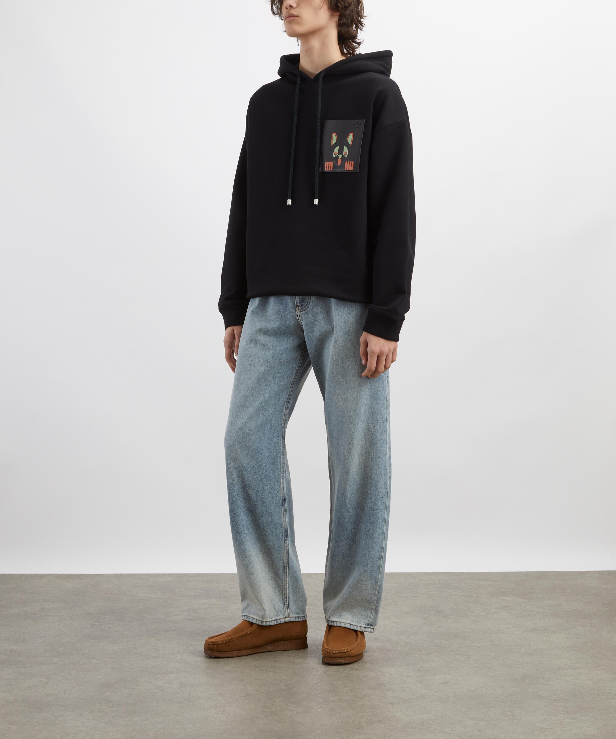 Loewe - Relaxed Fit Futurist Cat Hoodie image number 1