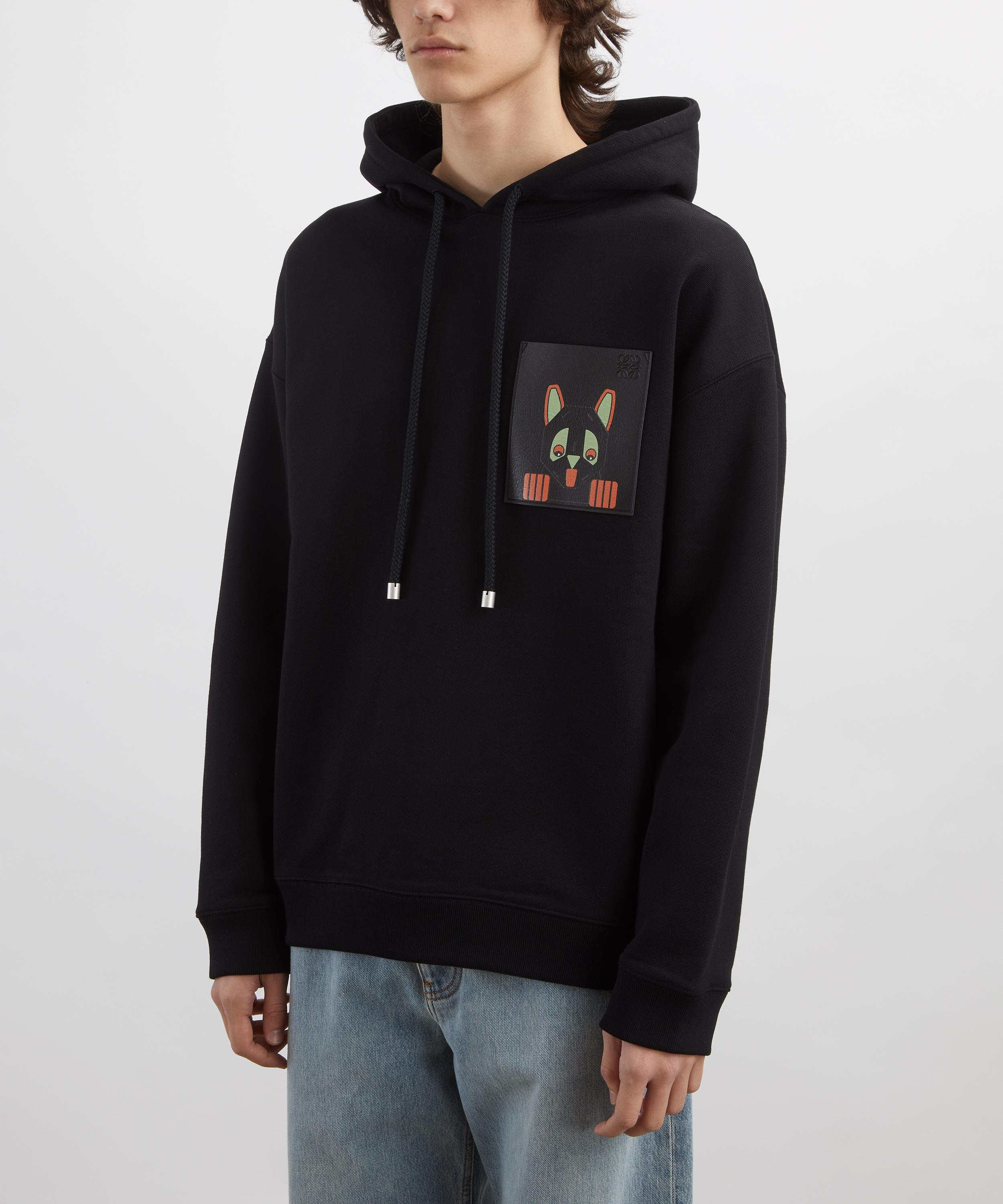 Loewe - Relaxed Fit Futurist Cat Hoodie image number 2