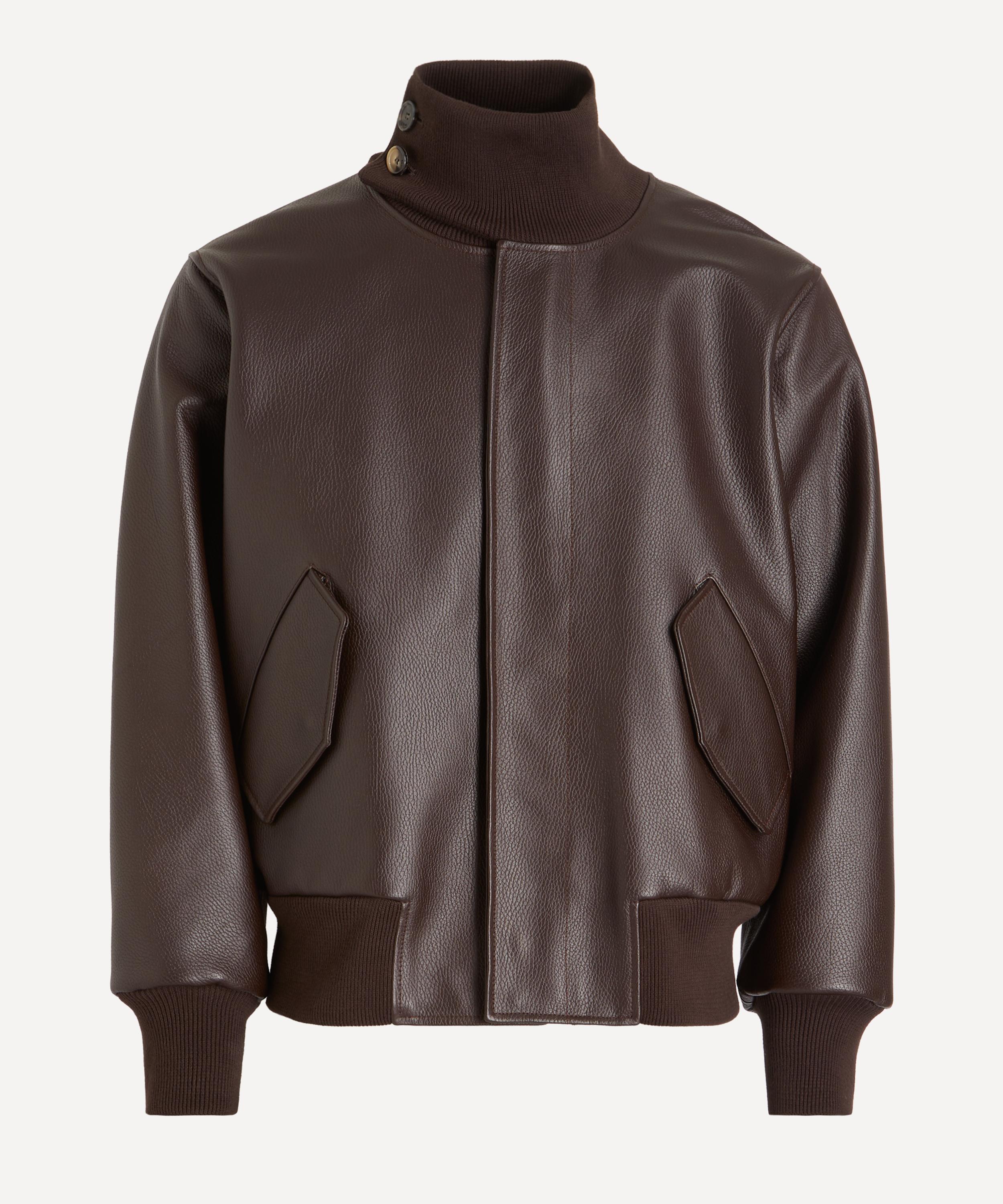 Loewe - Dark Brown Nappa Leather Jacket