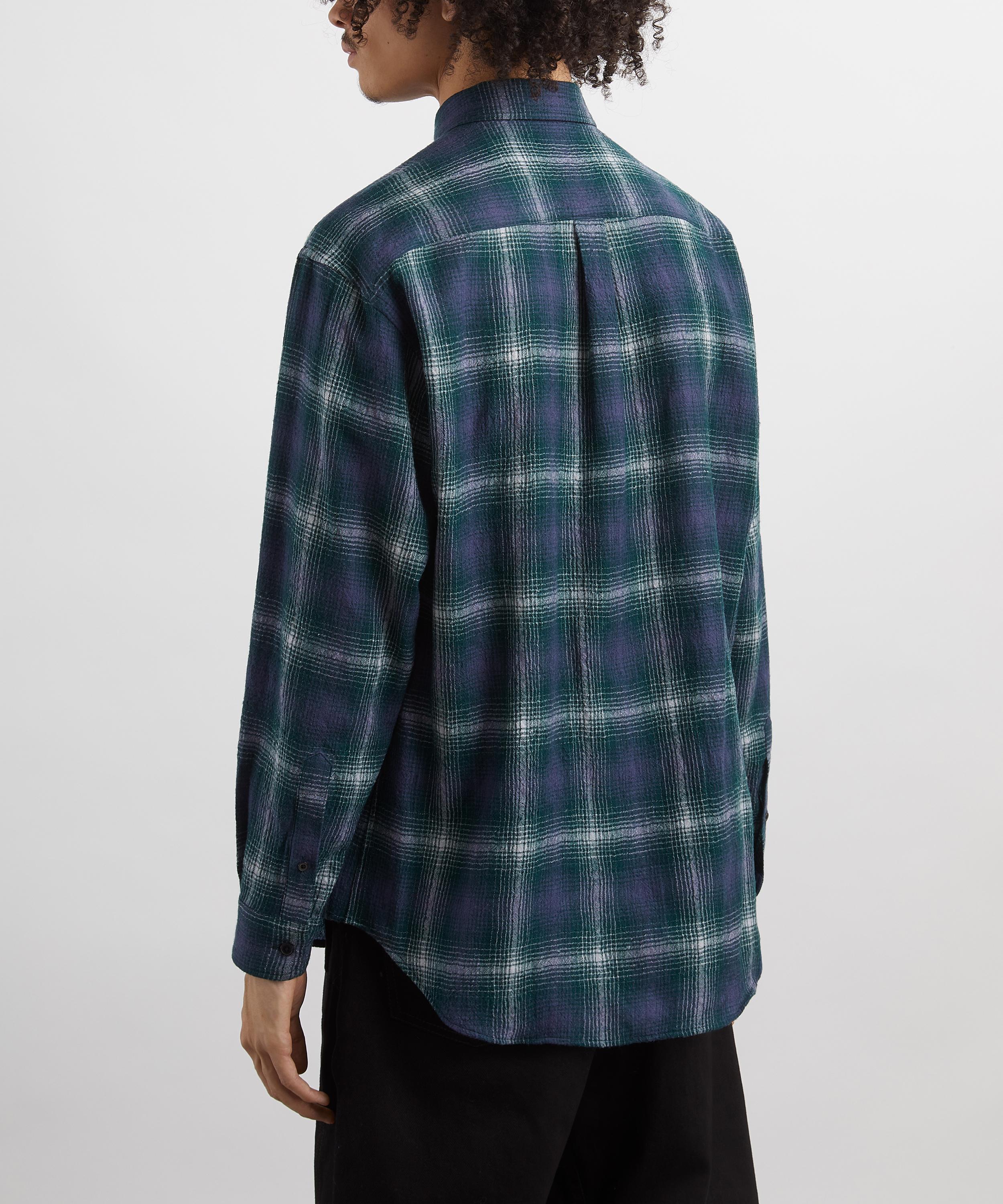 Auralee - Airy Wool Check Shirt image number 3