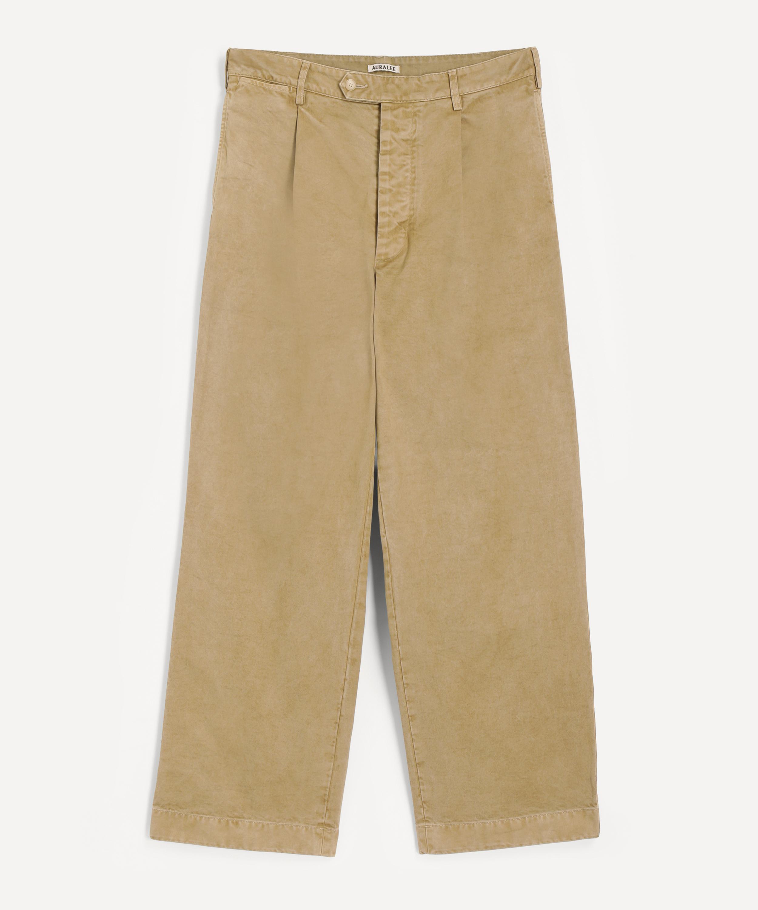 Auralee - Finx Chino One-Tuck Trousers