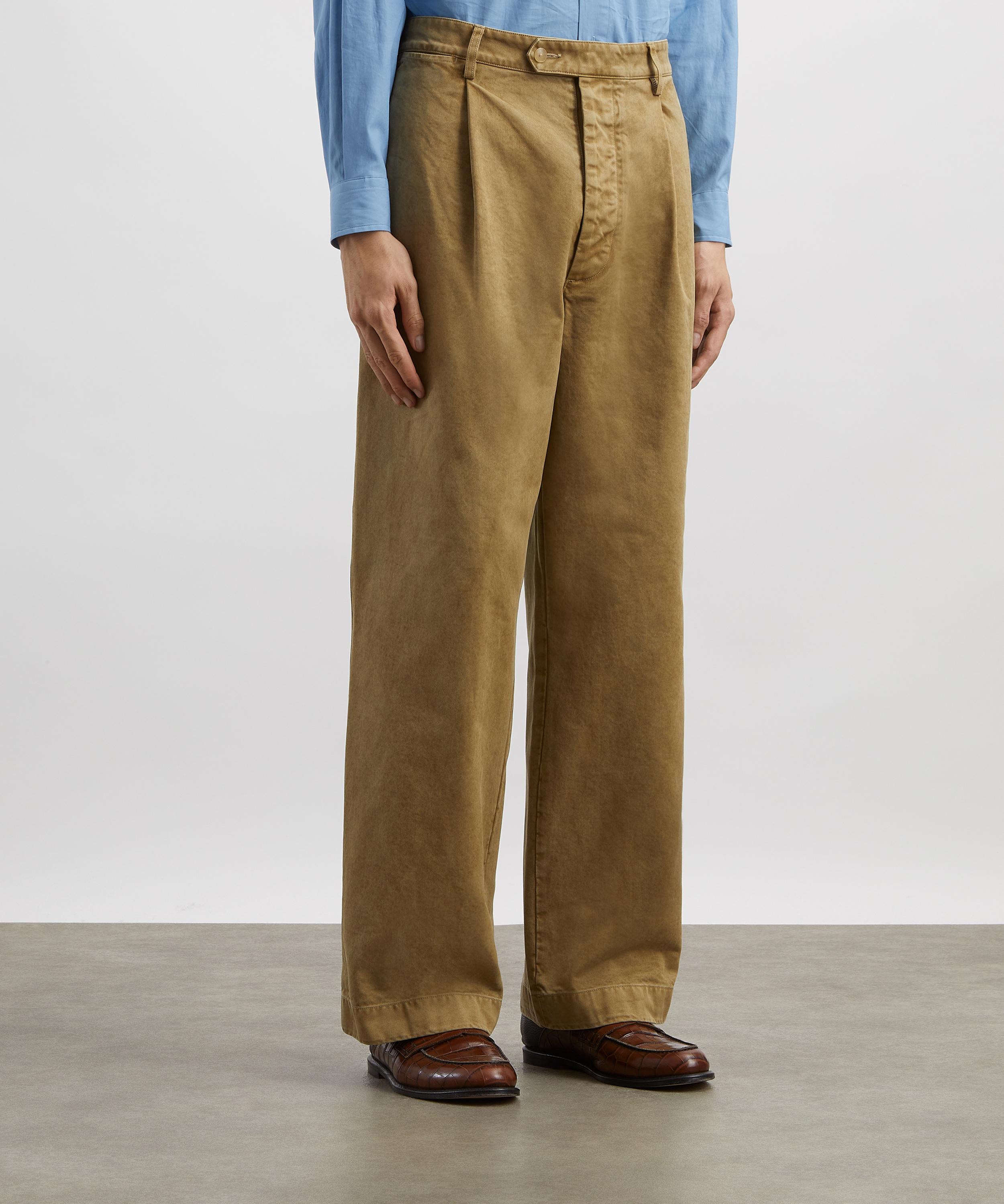 Auralee - Finx Chino One-Tuck Trousers image number 2