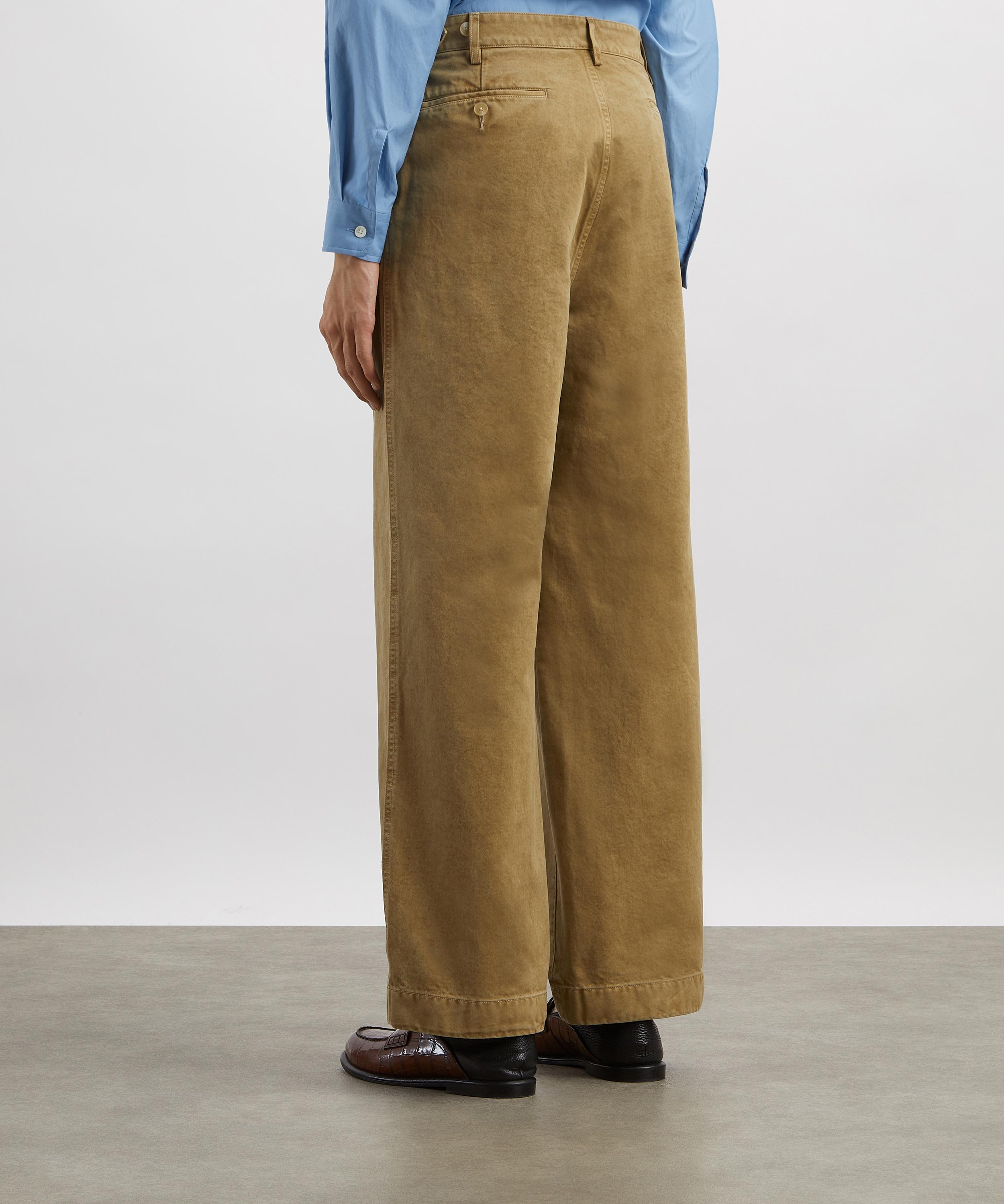 Auralee - Finx Chino One-Tuck Trousers image number 3