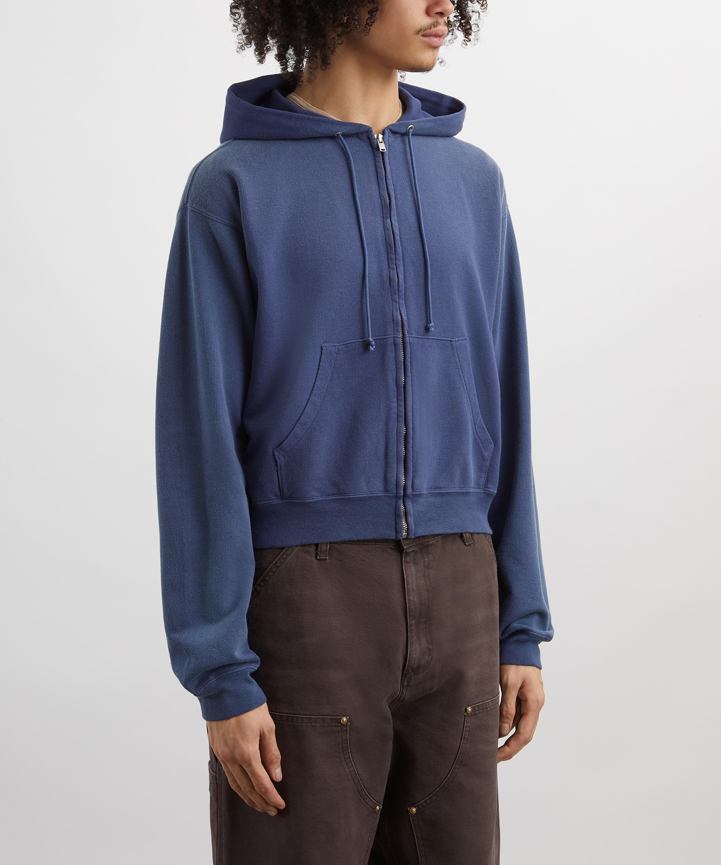 Auralee - Pima Light Sweat Zipped Parka image number 2