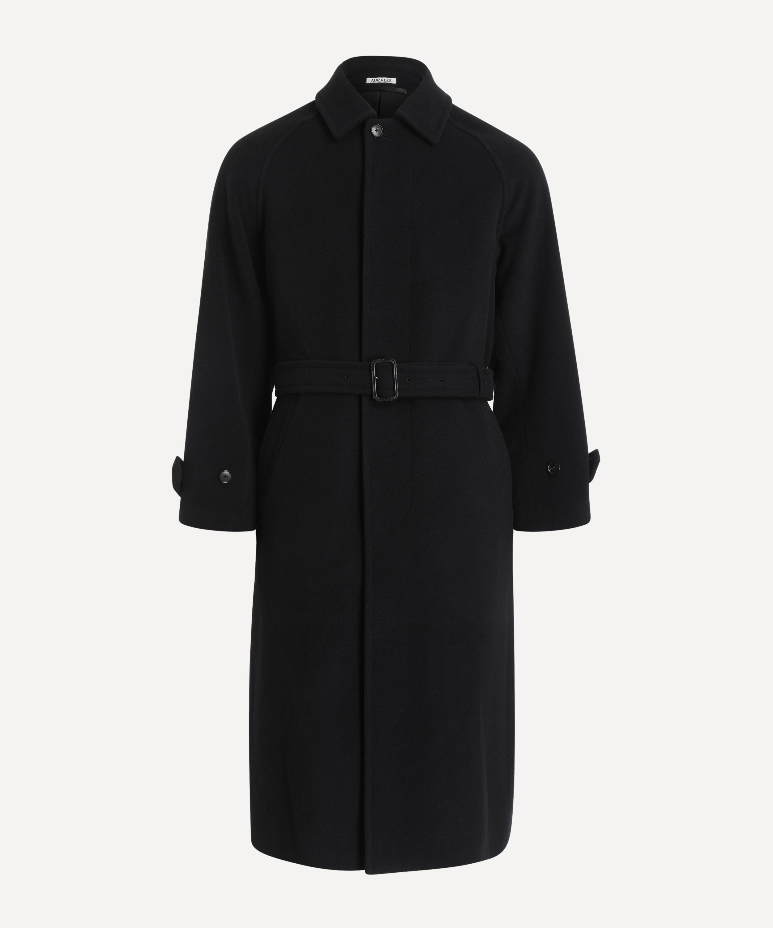 Auralee - Super-Fine Wool Mosser Soutien Collar Coat