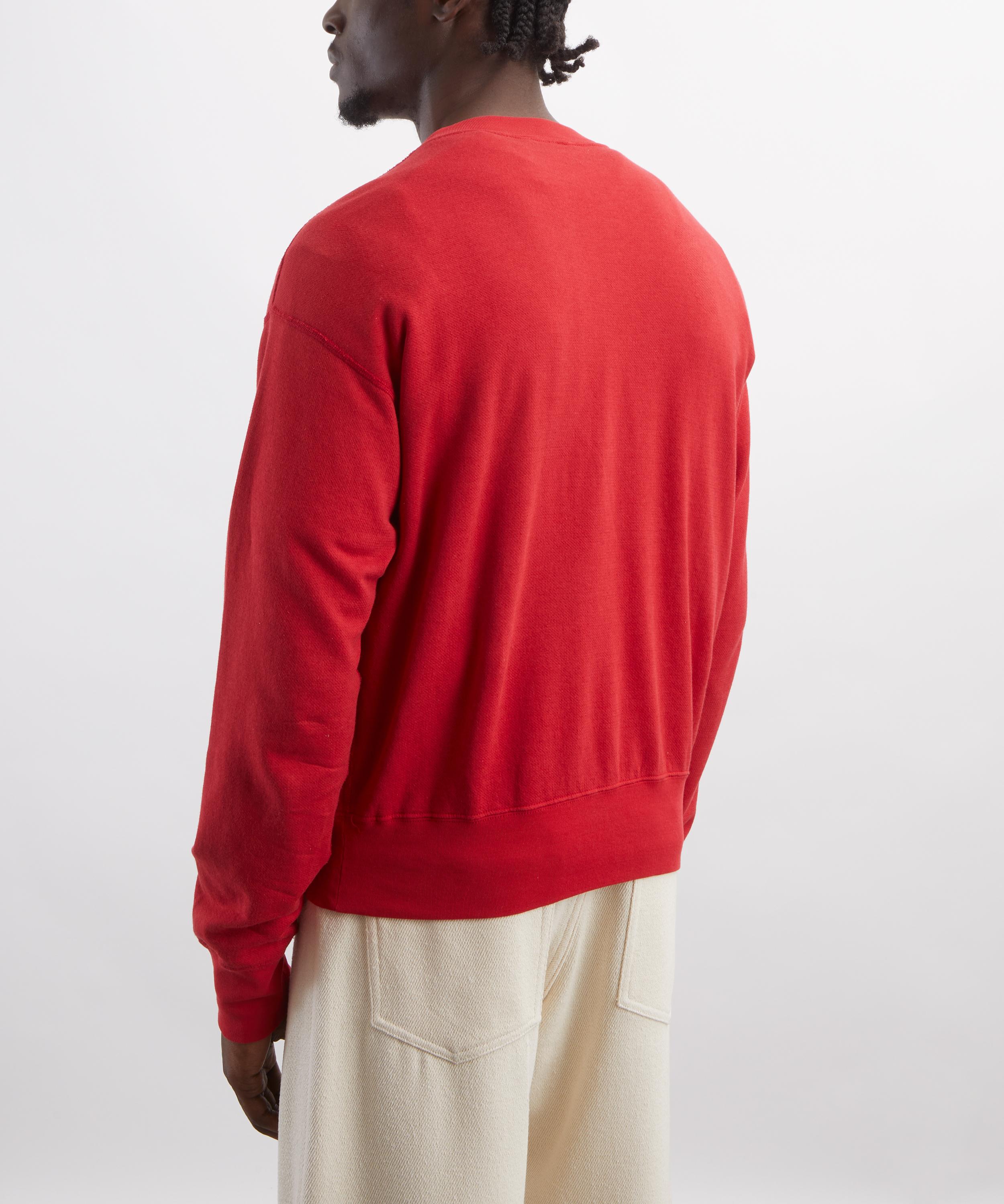 Auralee - Red High Twist Light Jumper image number 3
