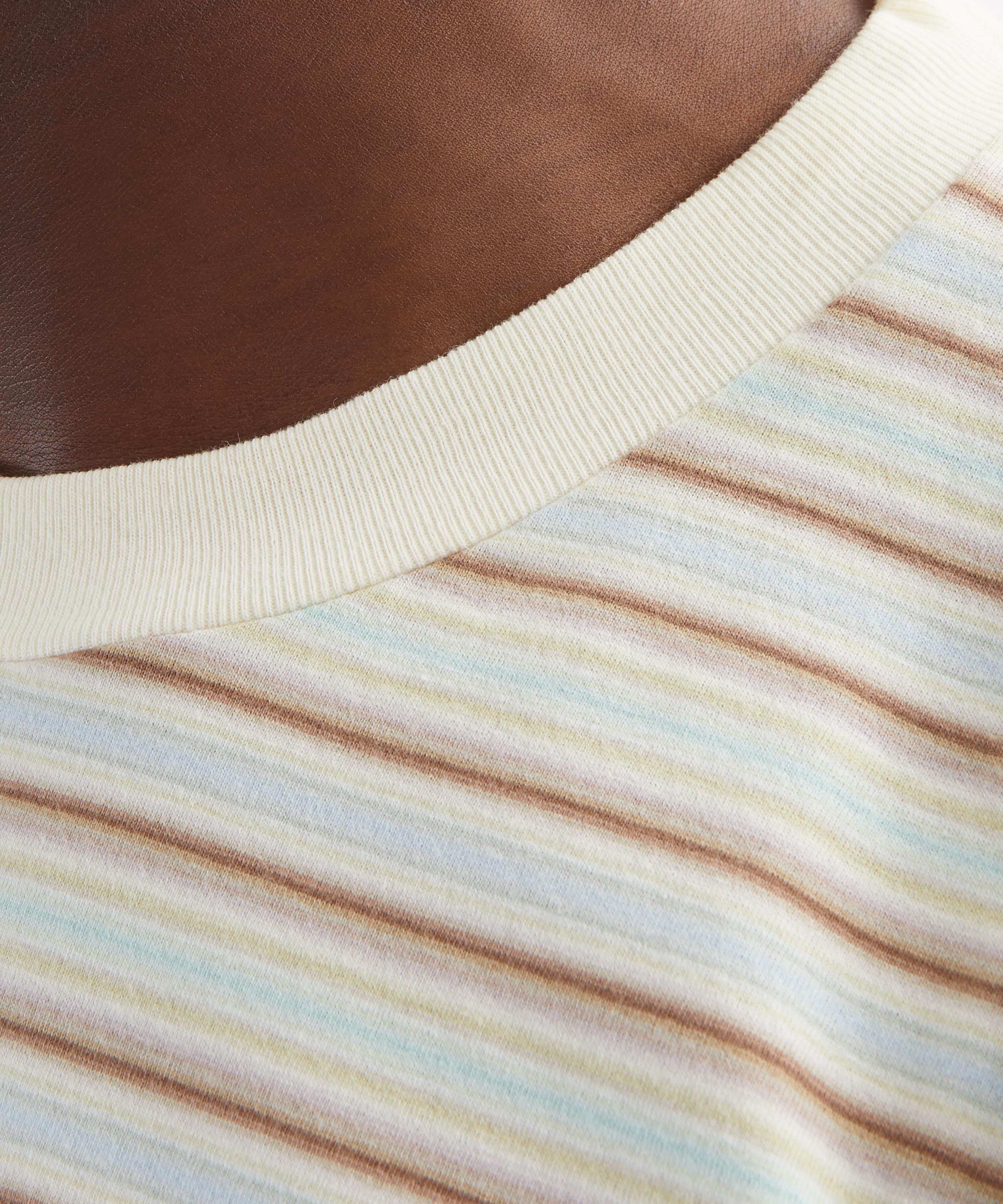 Auralee - Gradient Stripe Jersey Knit T-Shirt image number 4