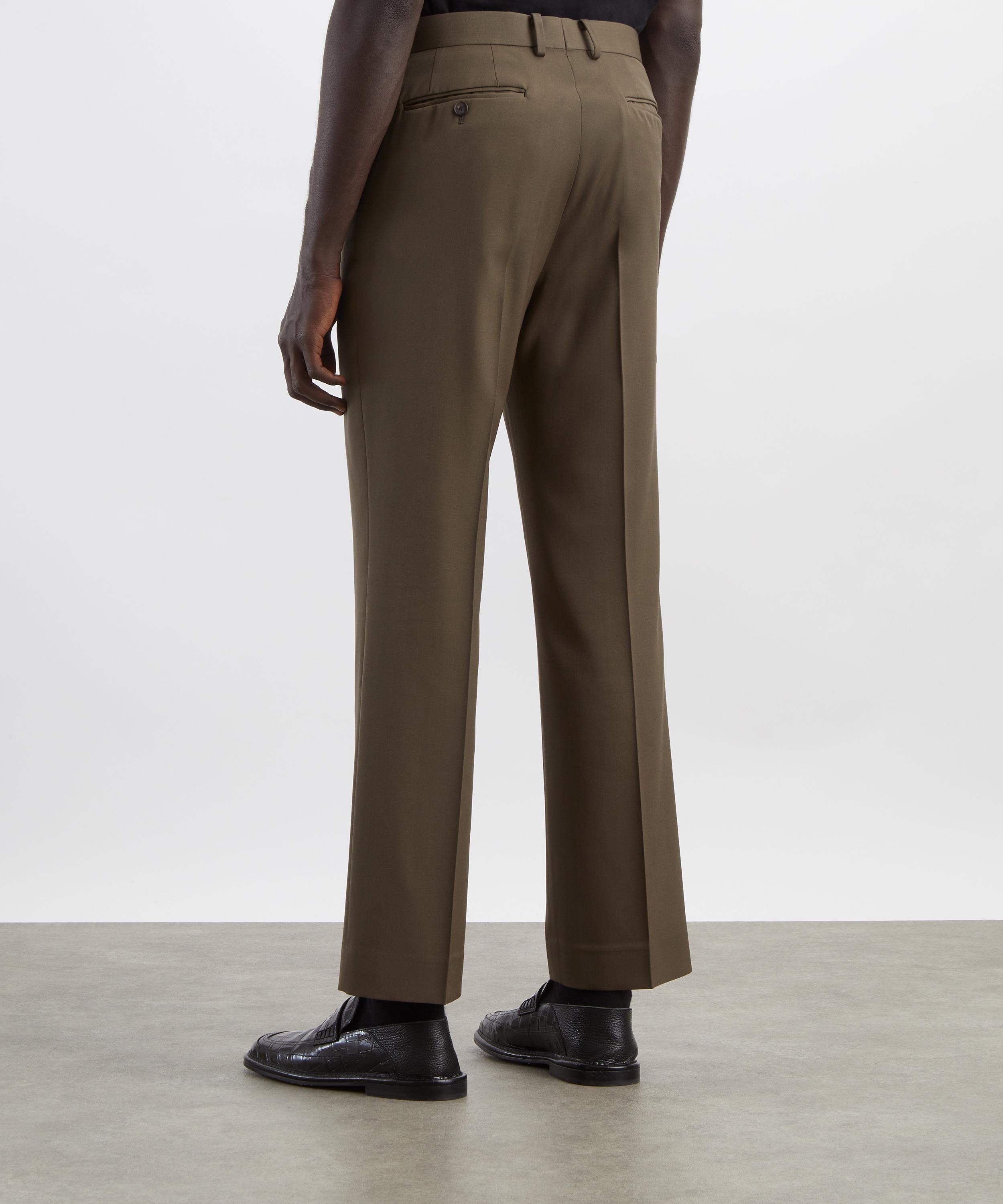 Auralee - Light Wool Gabardine Slack Trousers image number 3