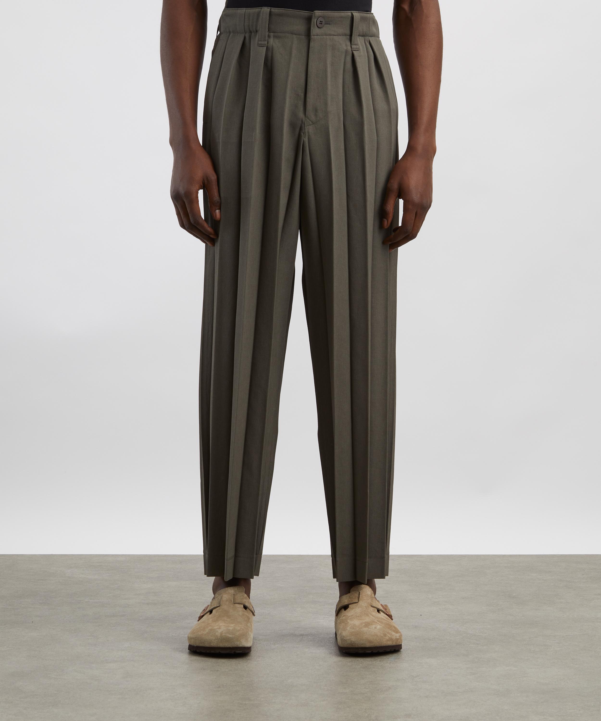 HOMME PLISSÉ ISSEY MIYAKE - EDGE ENSEMBLE Pleated Trousers image number 2
