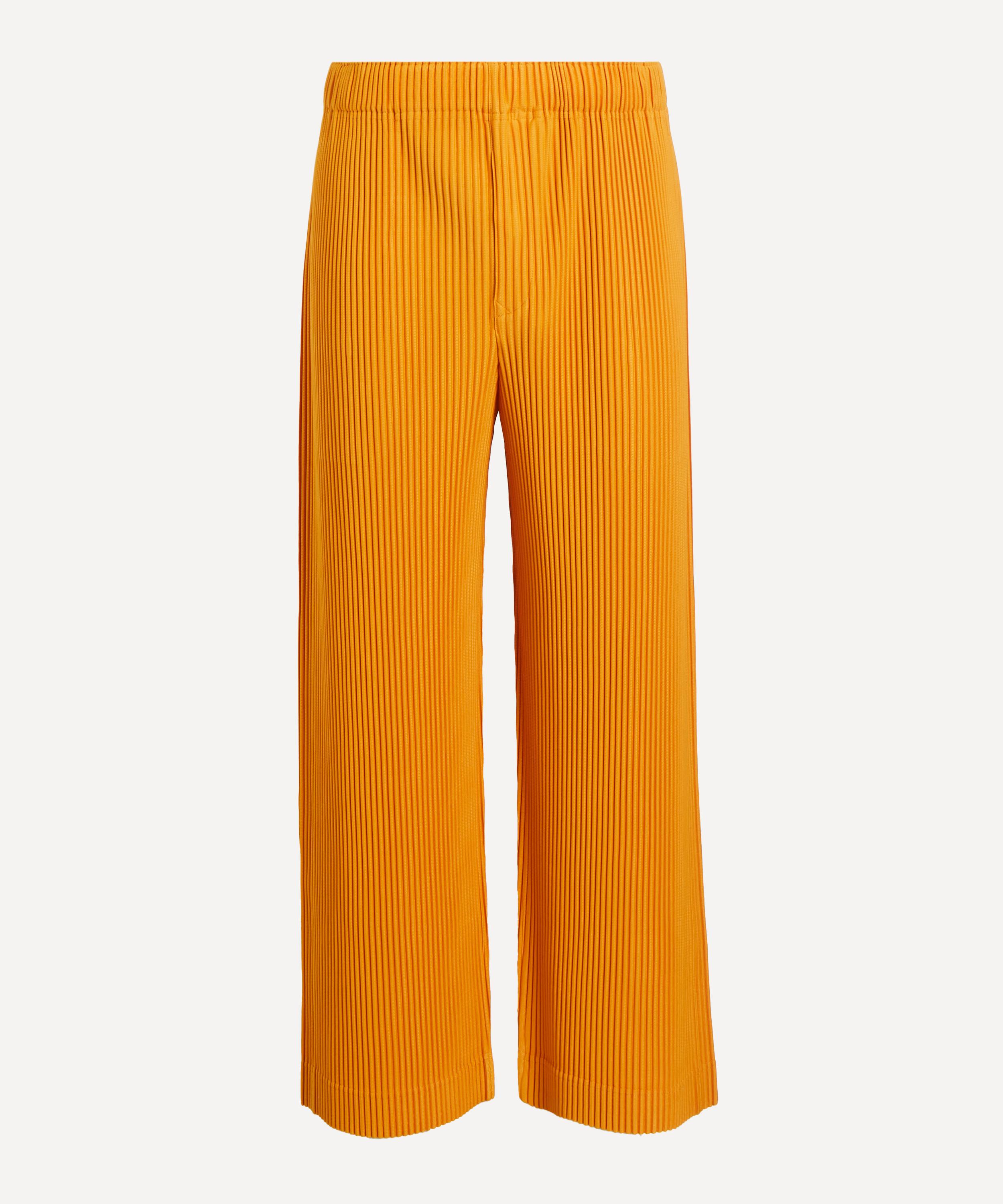 HOMME PLISSÉ ISSEY MIYAKE - MONTHLY COLOURS October Pleated Straight Leg Trousers