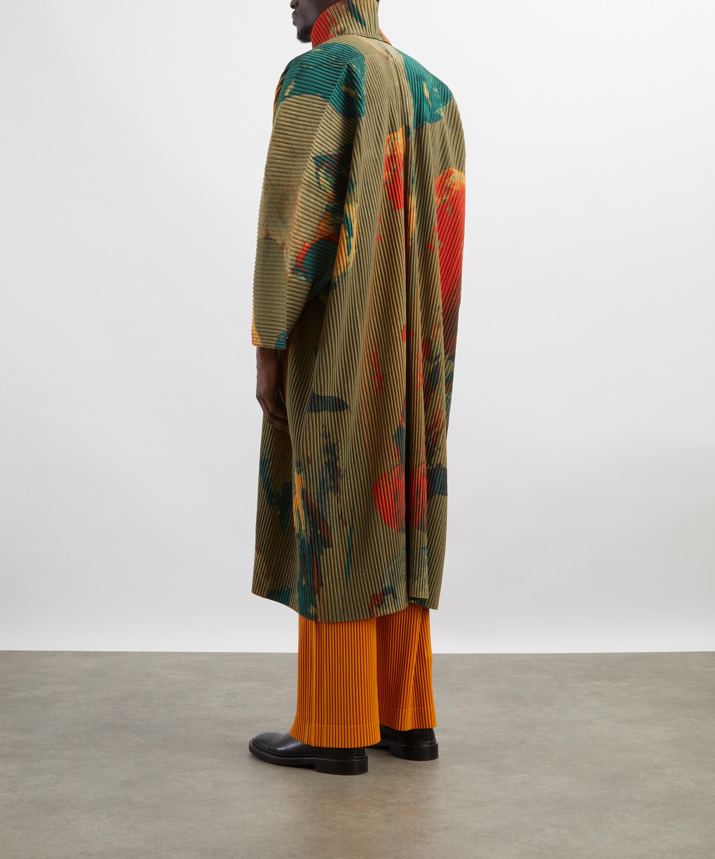 HOMME PLISS&Eacute; ISSEY MIYAKE - PAINTED STONE Pleated Coat image number 3