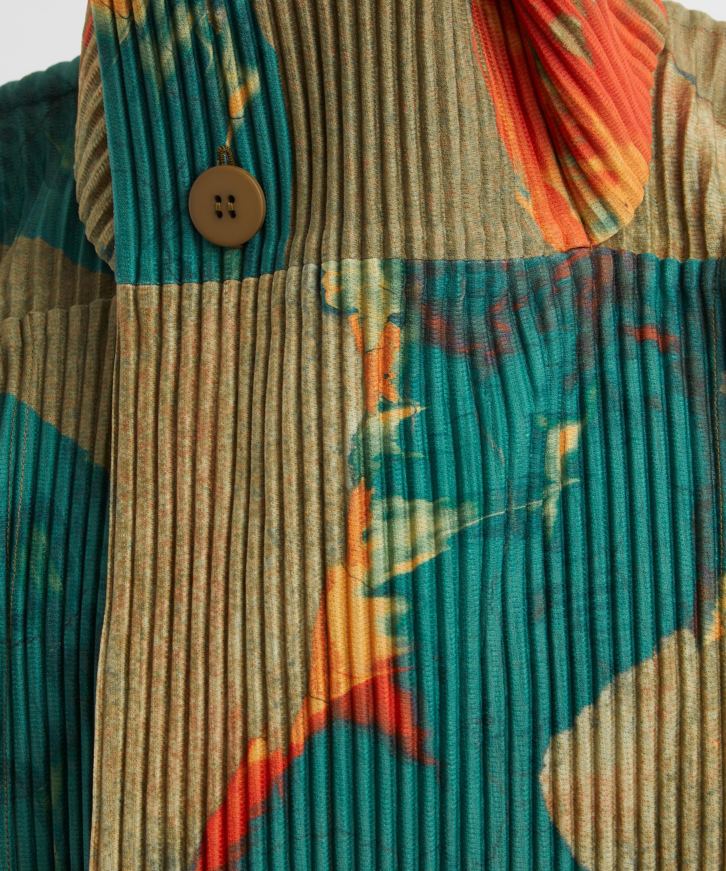 HOMME PLISS&Eacute; ISSEY MIYAKE - PAINTED STONE Pleated Coat image number 4