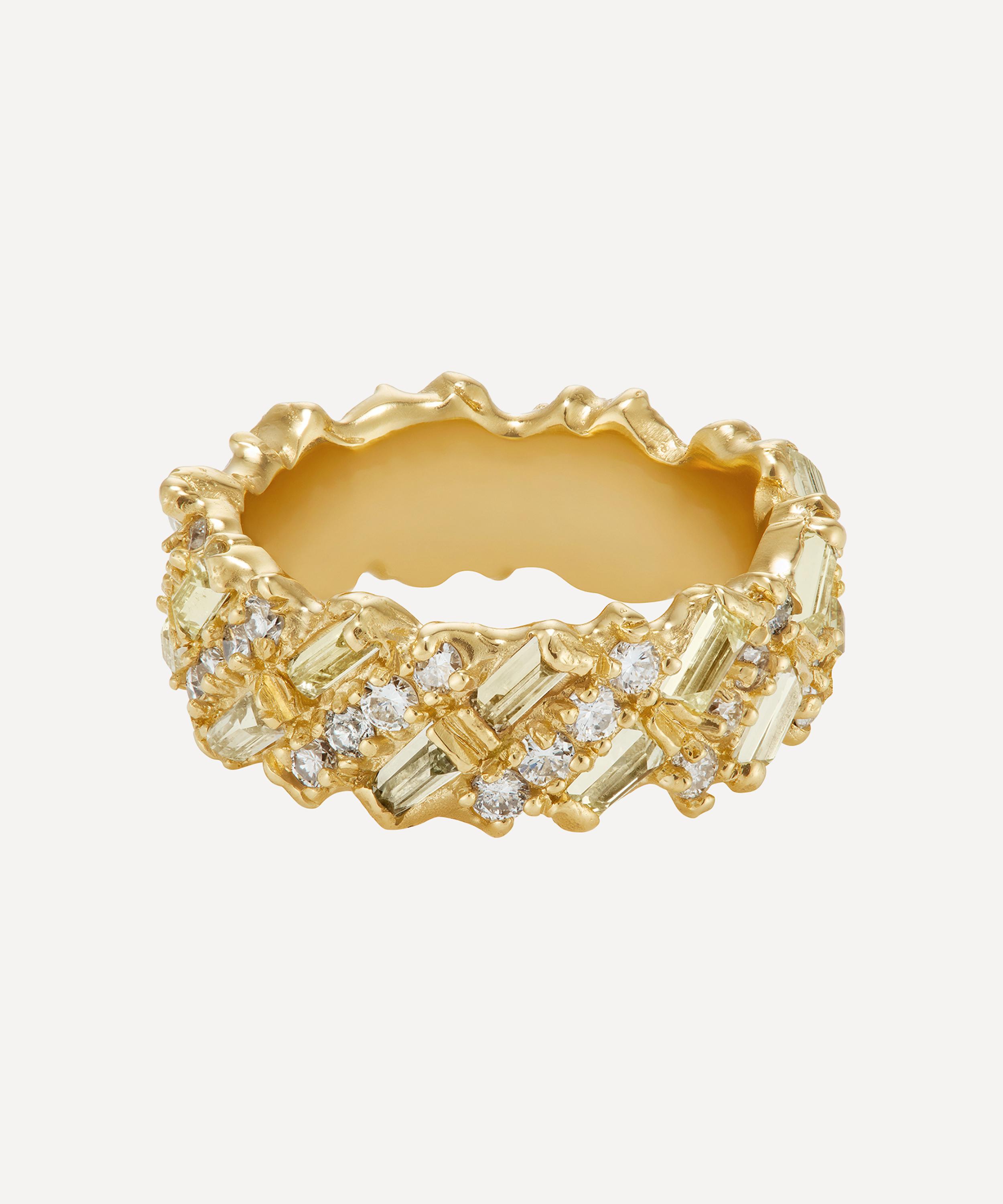 Ellis Mhairi Cameron - 14ct Gold Armach Diamond Eternity Ring II