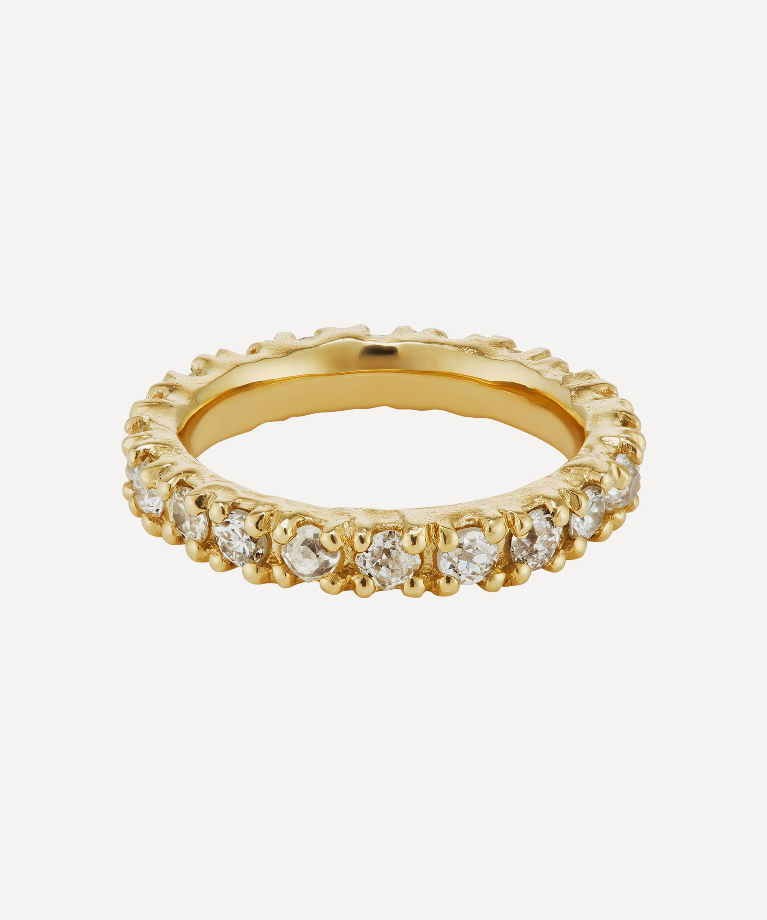 Ellis Mhairi Cameron - 14ct Gold Old Cut Diamond Eternity Ring