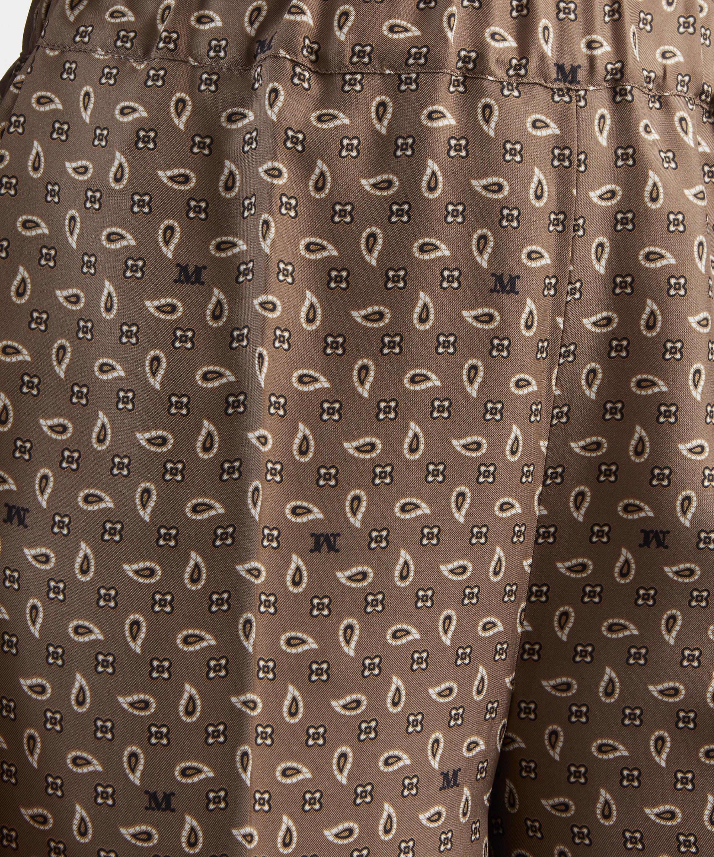 Max Mara - Vischio Silk Printed Trousers image number 4