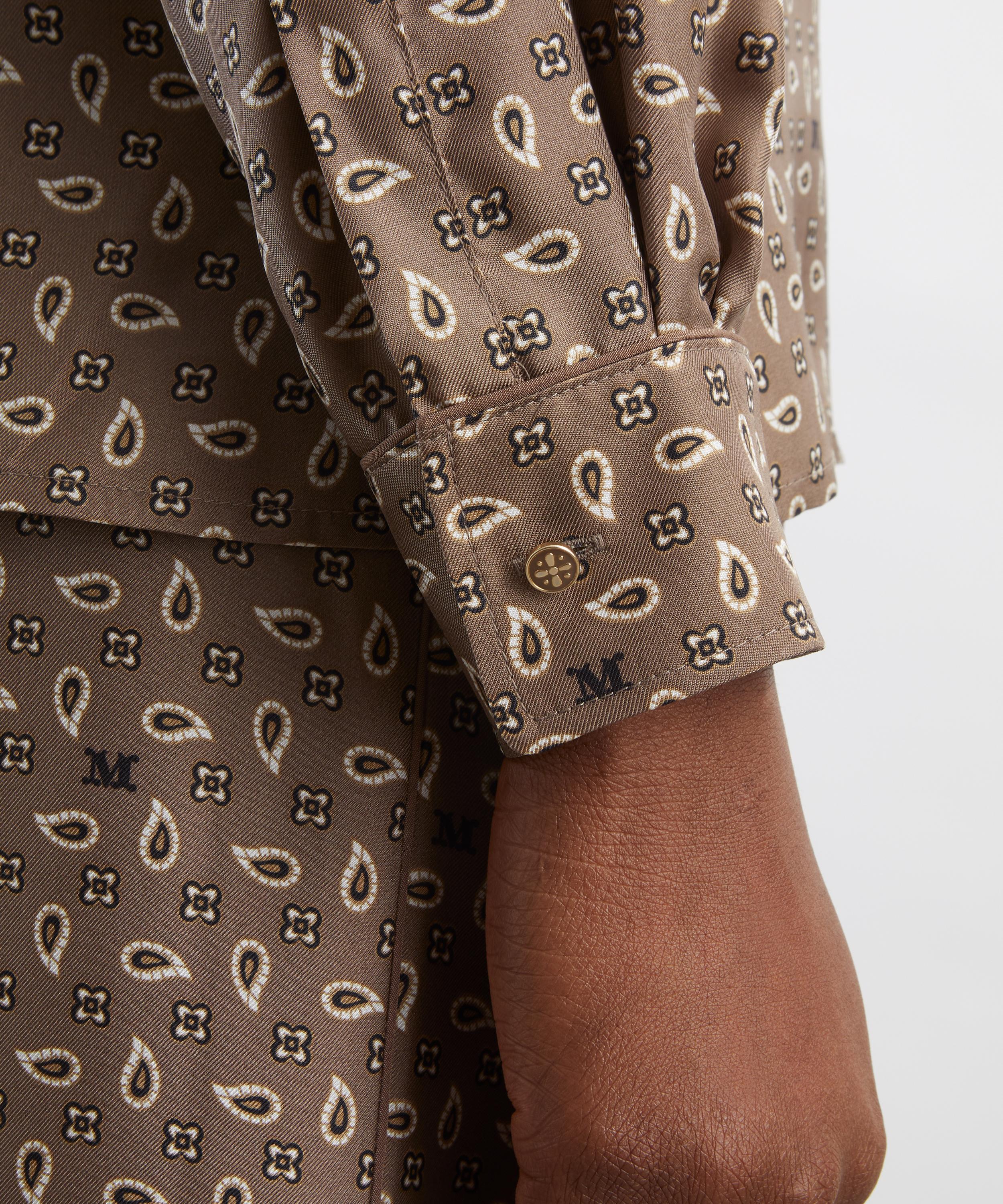 Max Mara - Disco Printed Silk Shirt image number 4