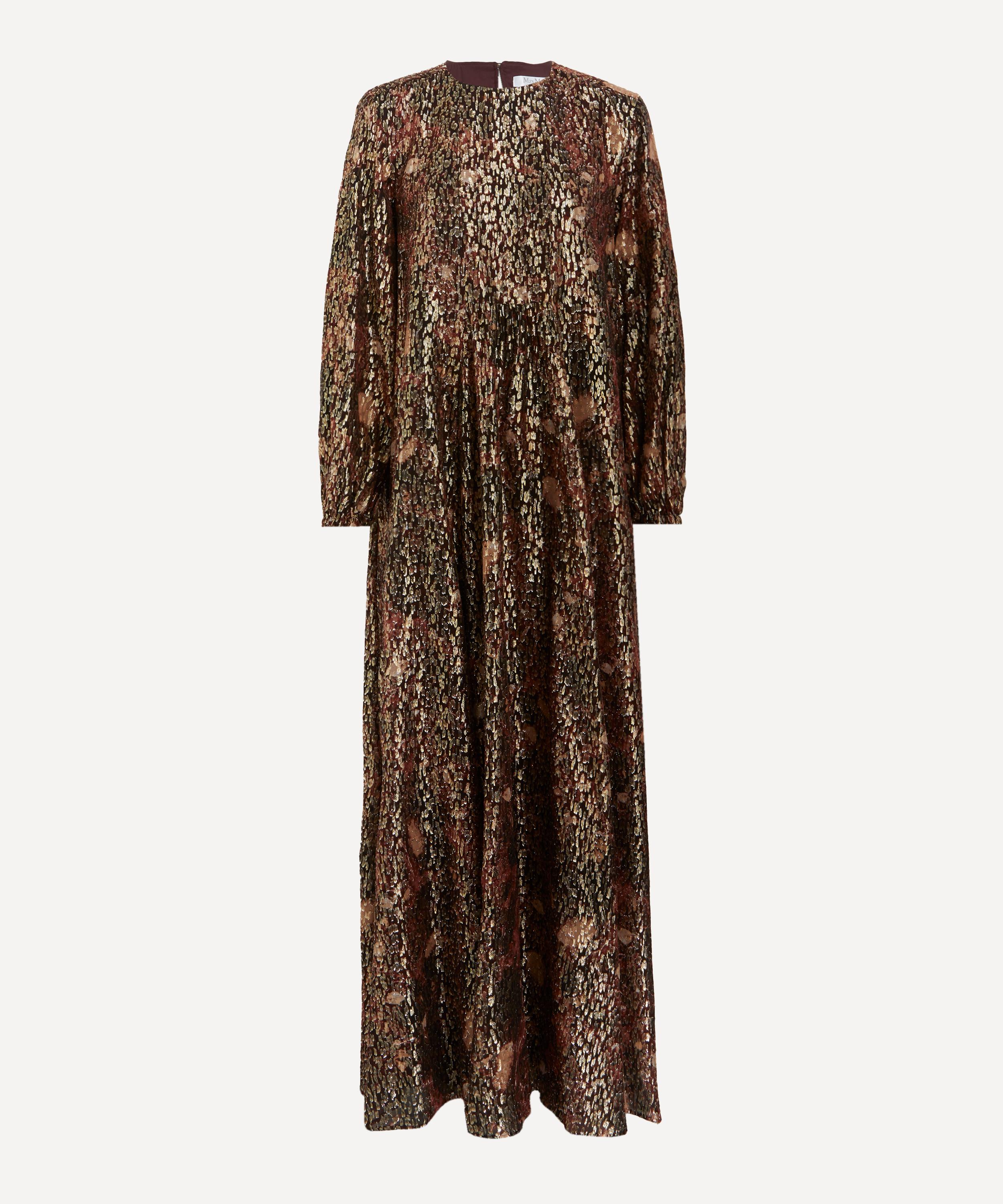 Max Mara - Zinnia Metallic Maxi Dress