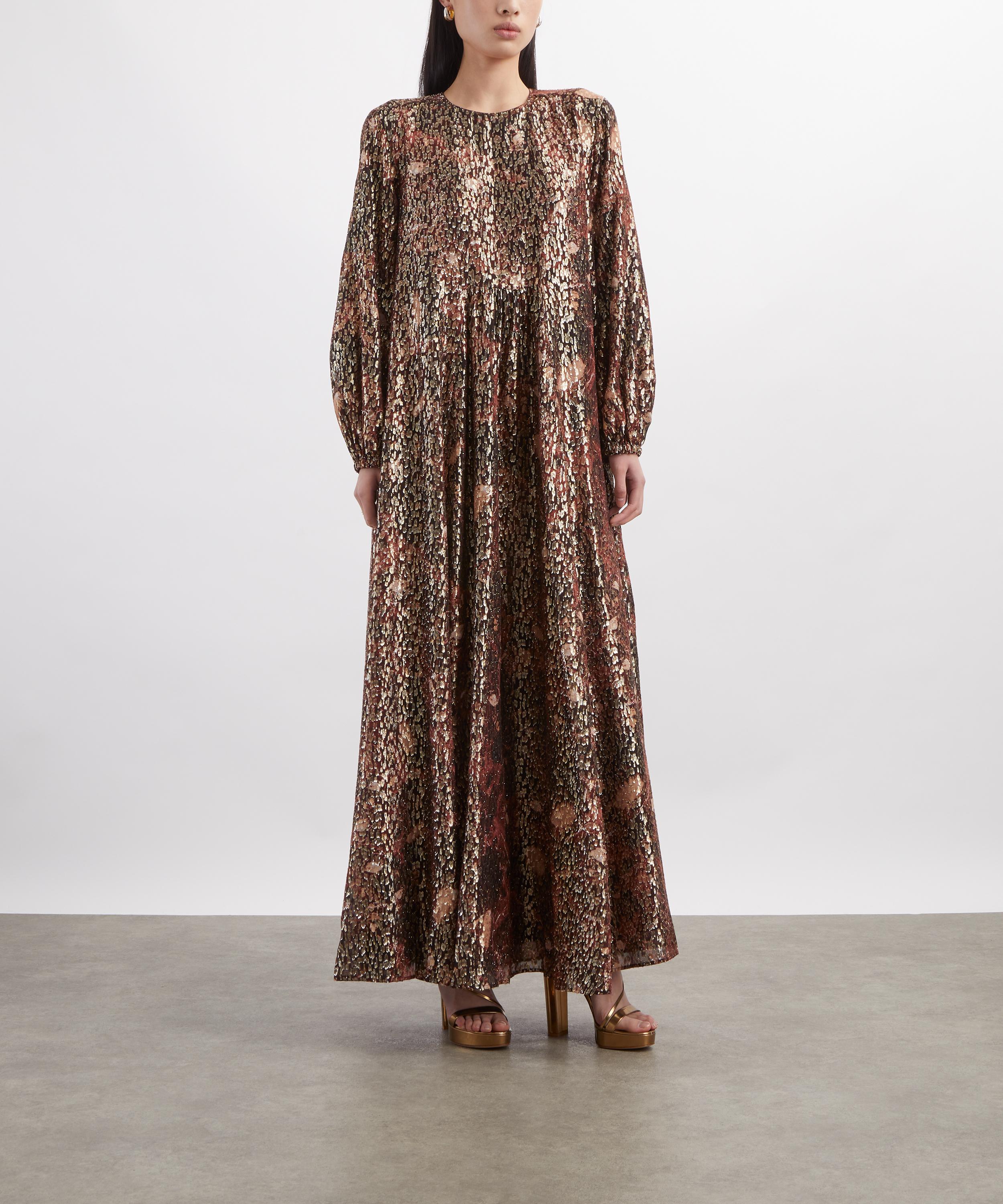 Max Mara - Zinnia Metallic Maxi Dress image number 2