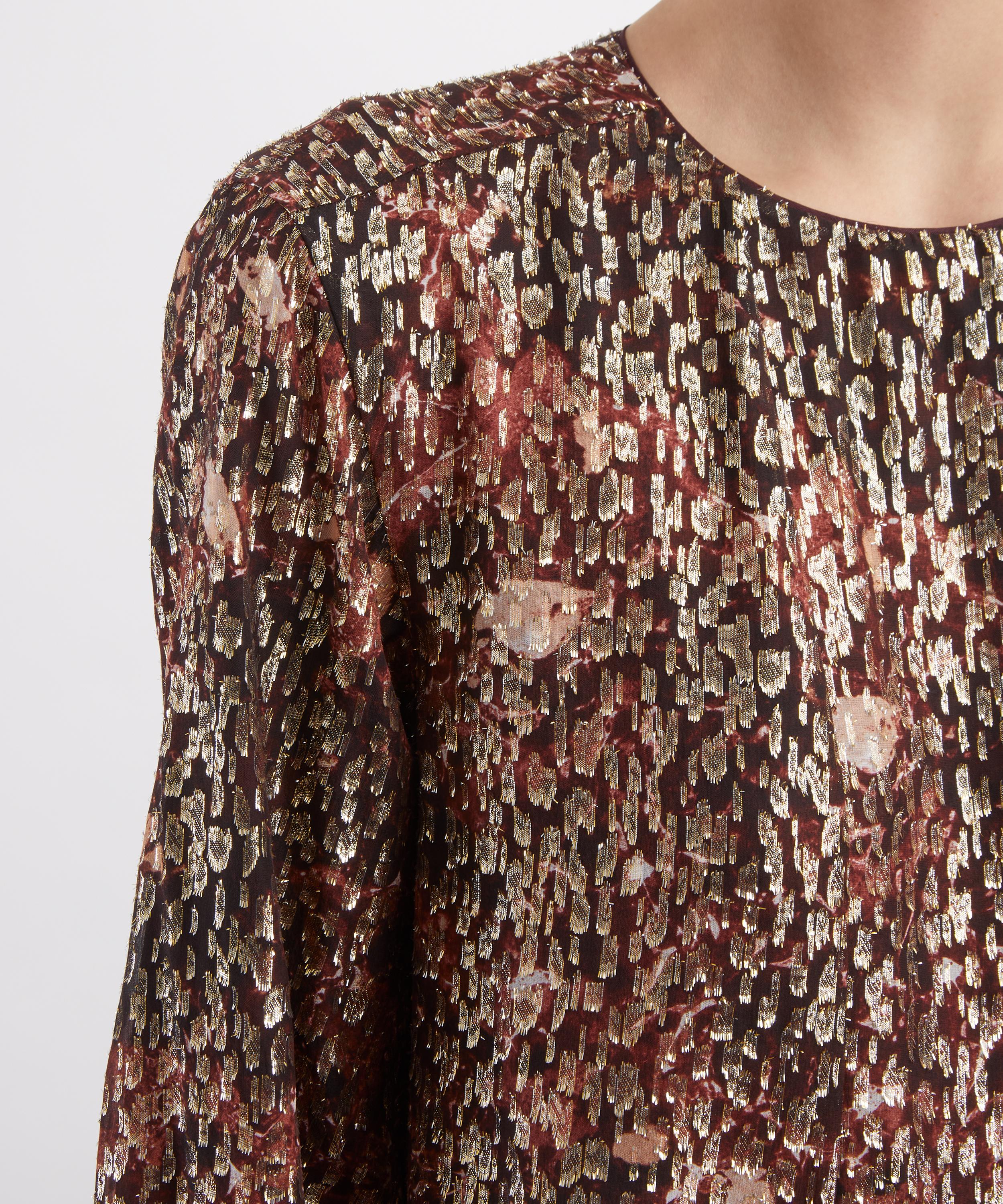 Max Mara - Zinnia Metallic Maxi Dress image number 4