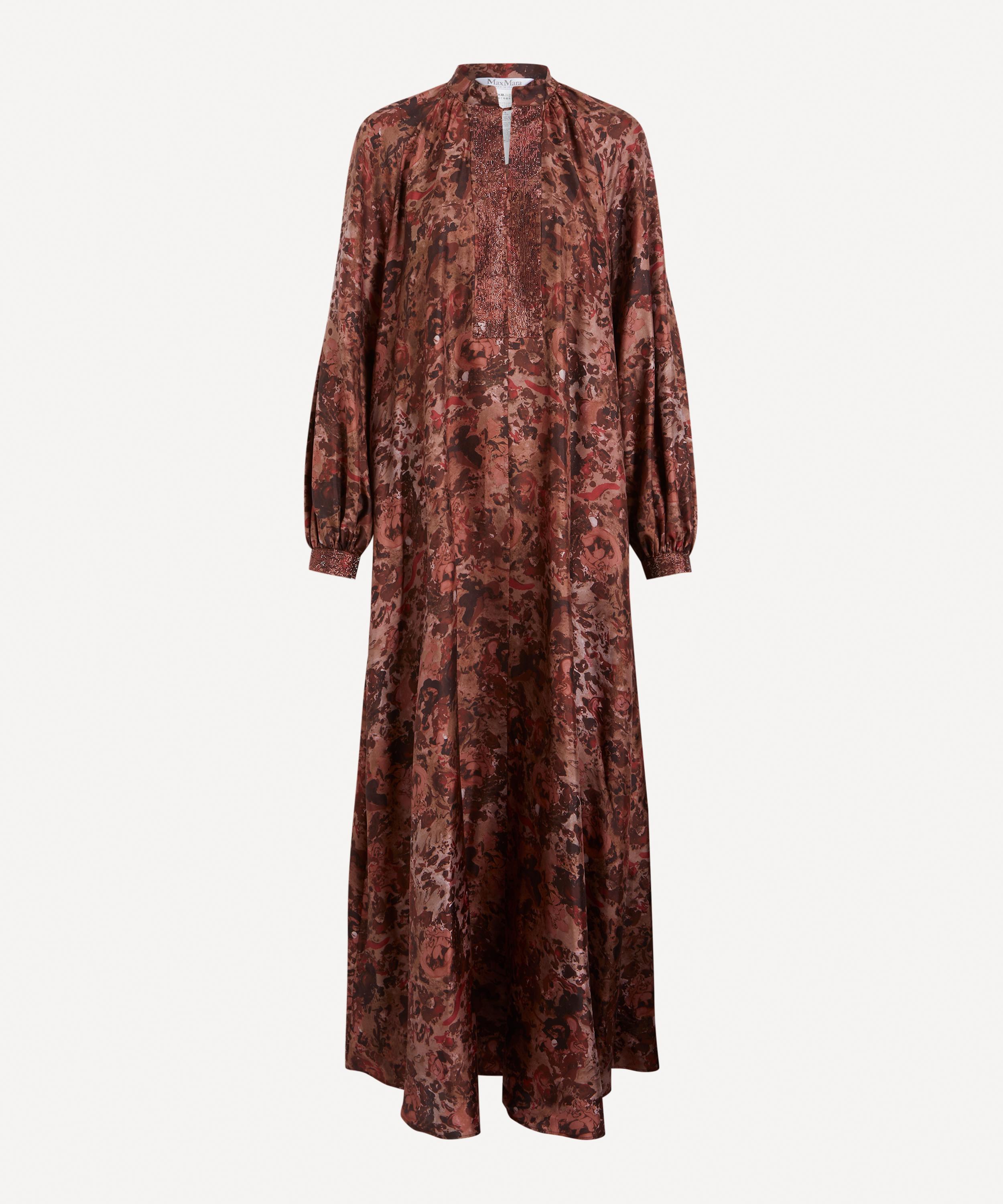 Max Mara - Alpe Printed Silk Dress