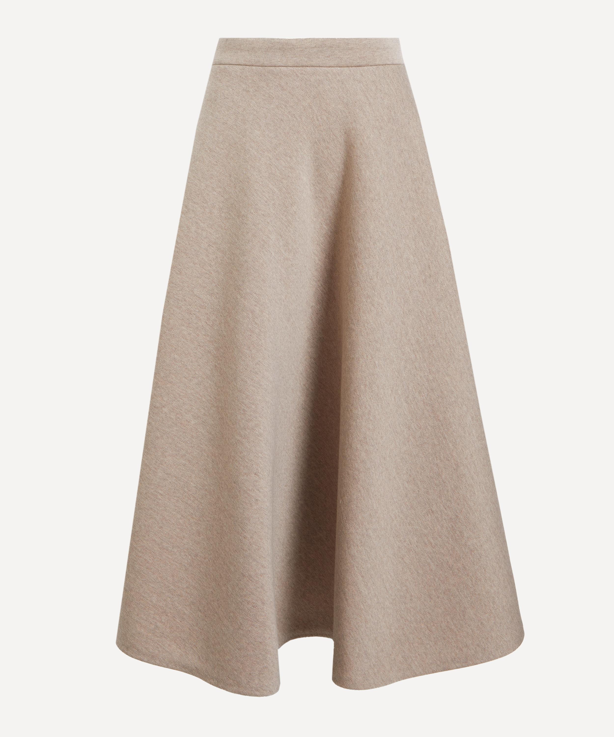 Max Mara - Whisky Tech Wool Skirt