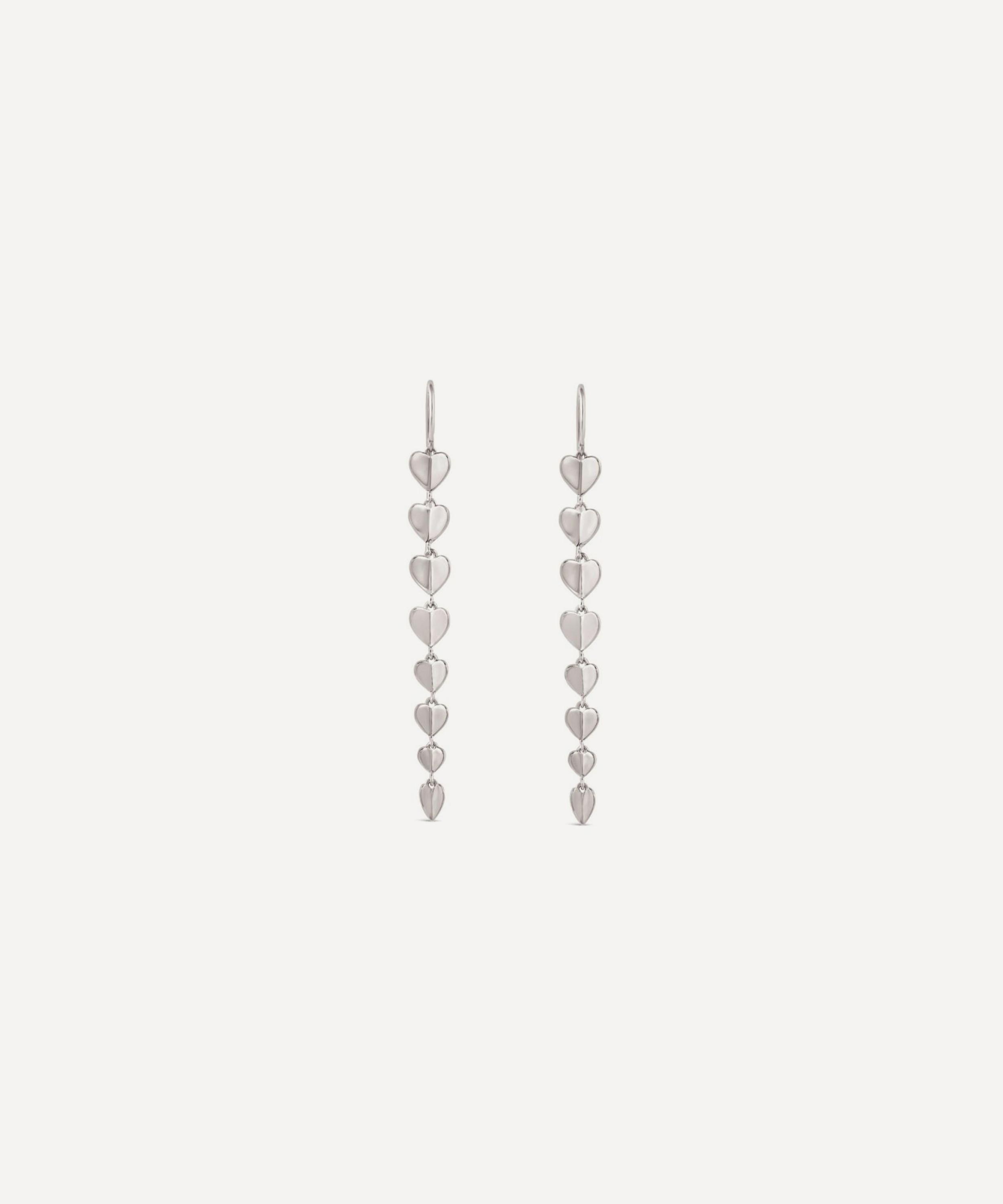 Dinny Hall - Sterling Silver Sunbeam Column Drop Earrings image number 3