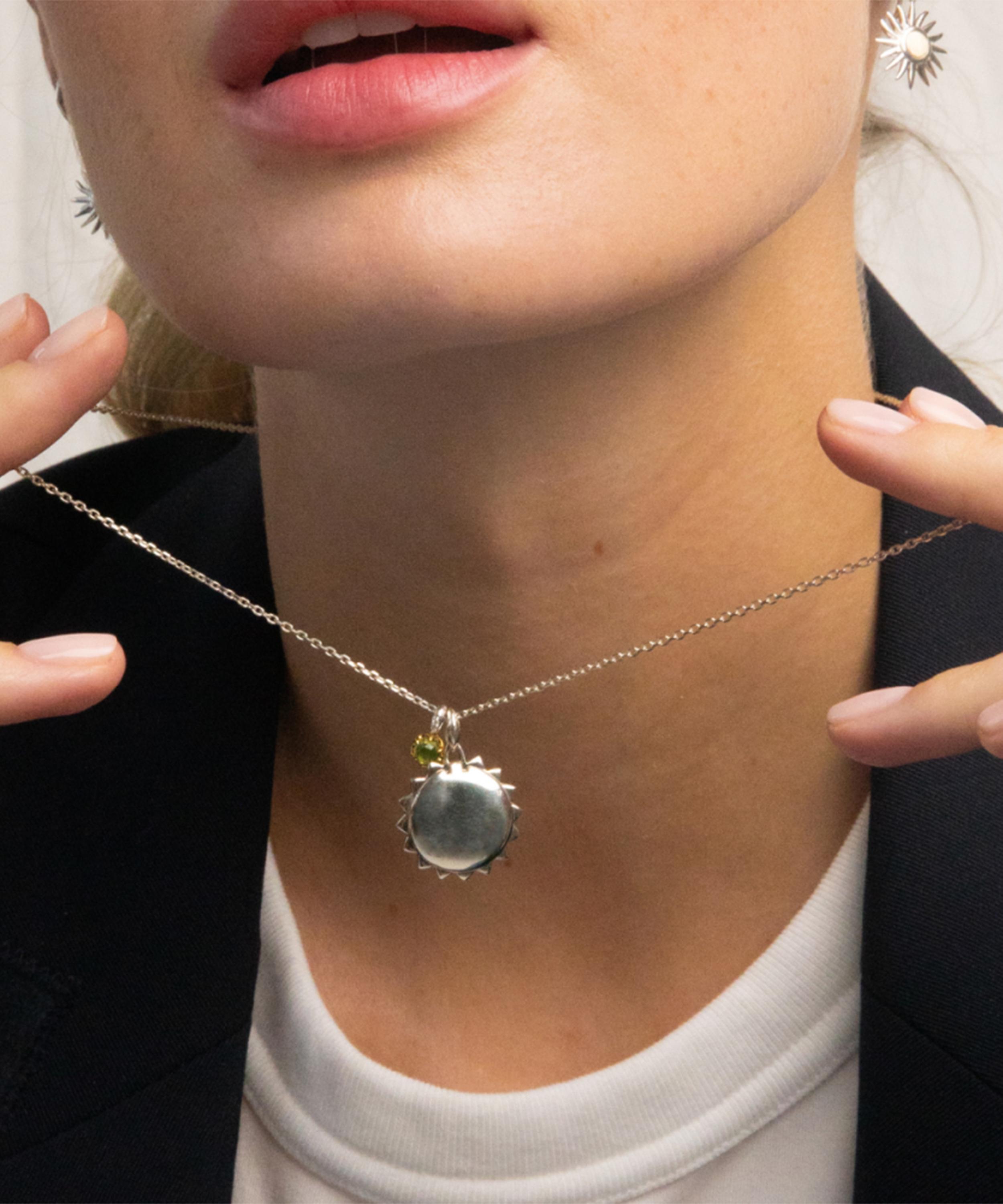 Dinny Hall - 18ct Gold-Plated Vermeil Silver My World Small Sun Locket Necklace image number 1