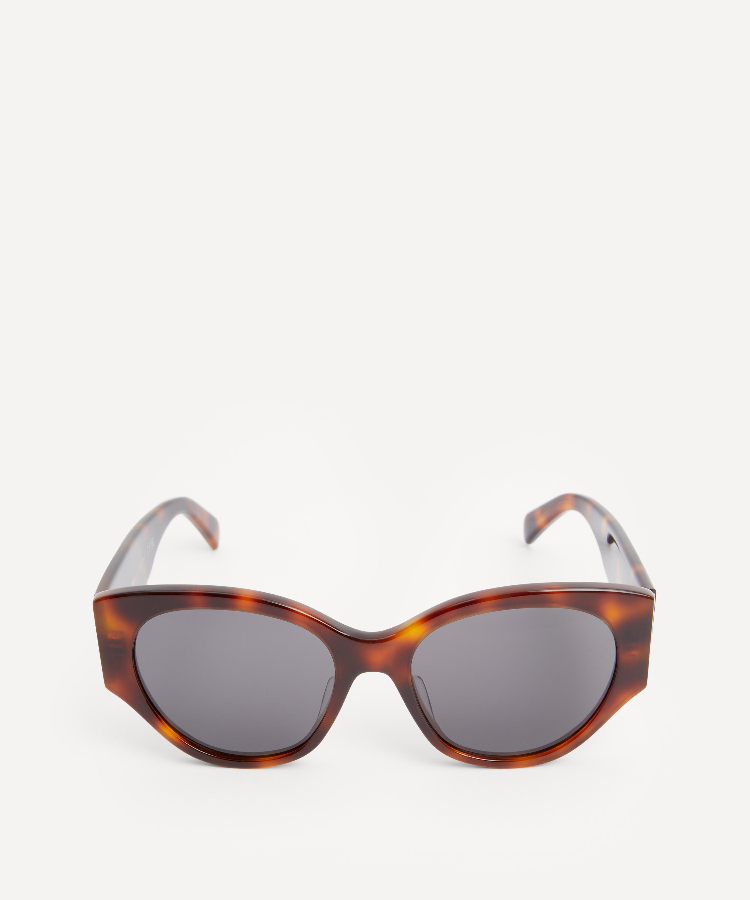 Celine - Triomphe Havana Butterfly Sunglasses