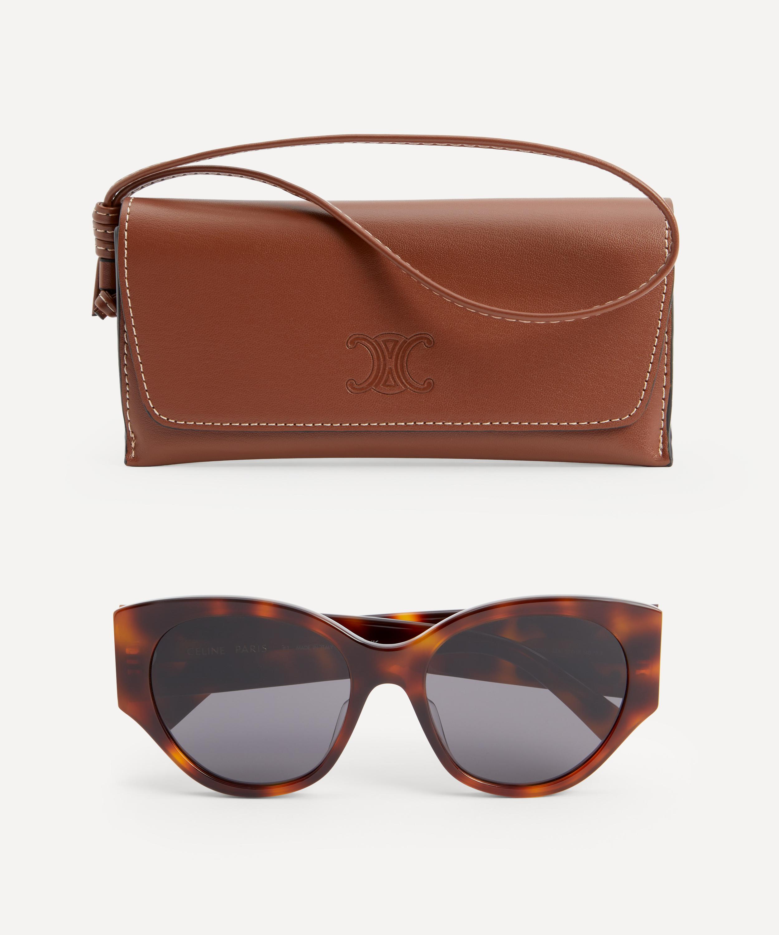 Celine - Triomphe Havana Butterfly Sunglasses image number 3