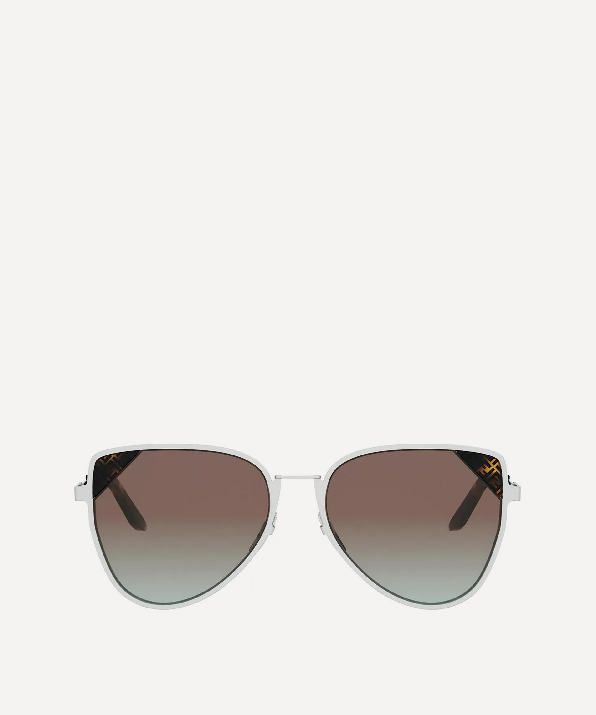Fendi - Signature Pilot Metal Sunglasses