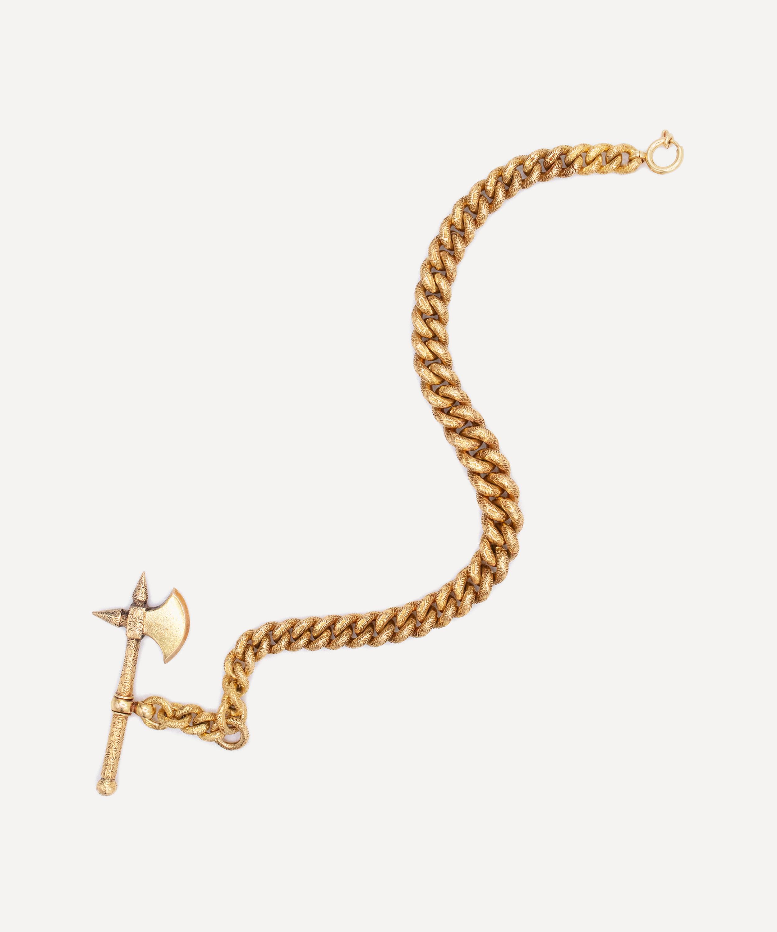 Kojis - 18ct Gold Victorian Axe Bracelet image number 1