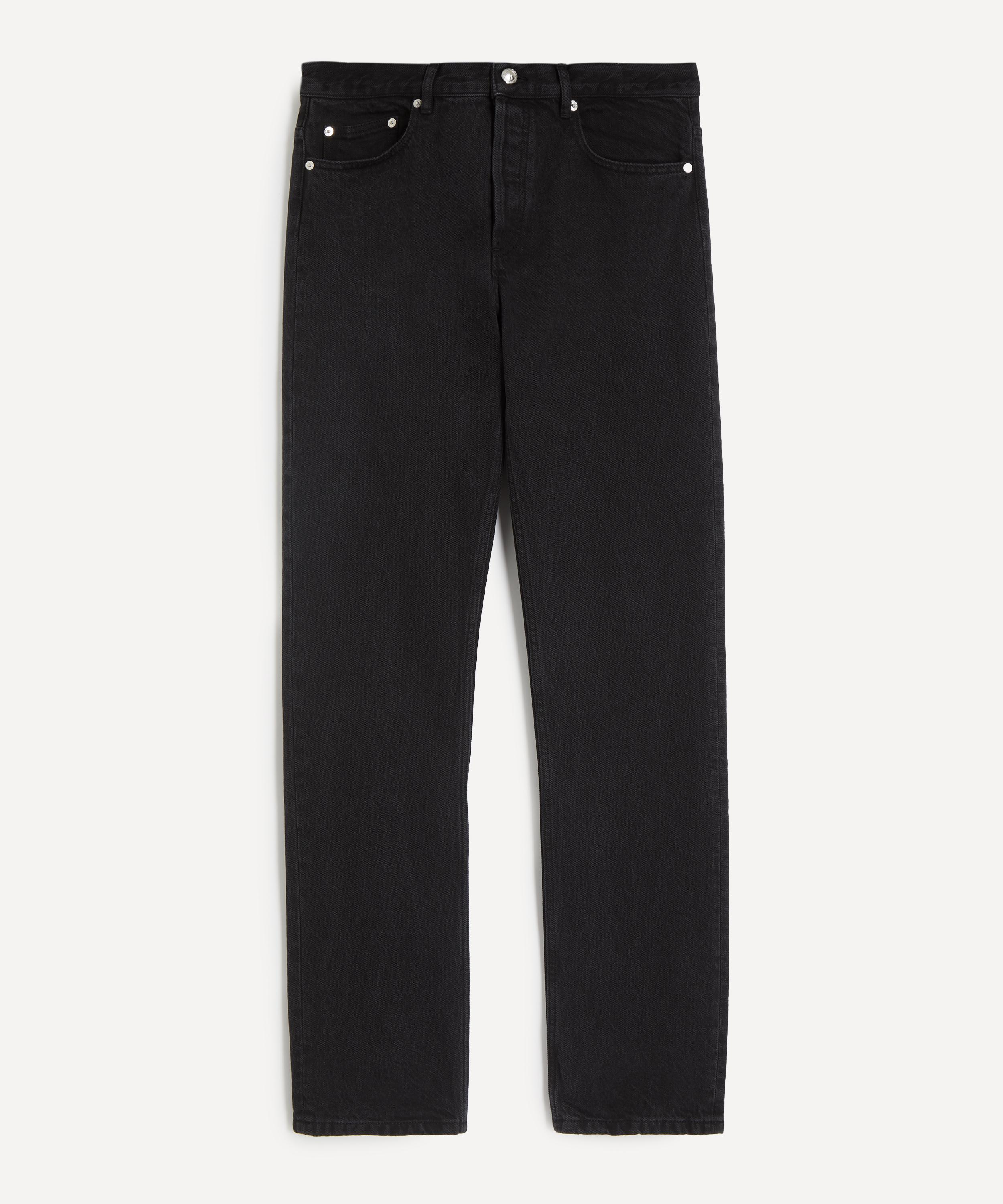 A.P.C. - New Straight Jeans in Noir Delave