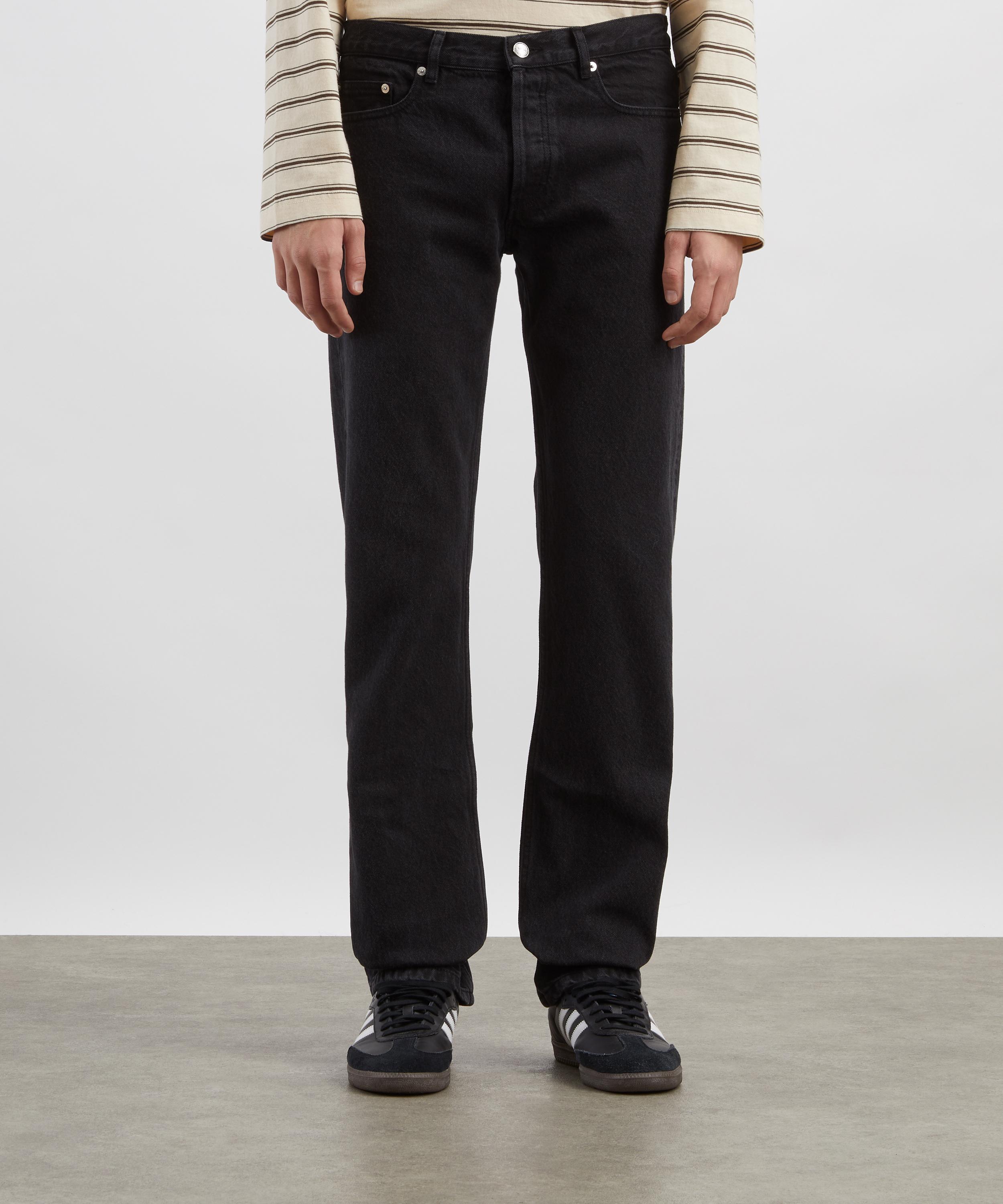 A.P.C. - New Straight Jeans in Noir Delave image number 2