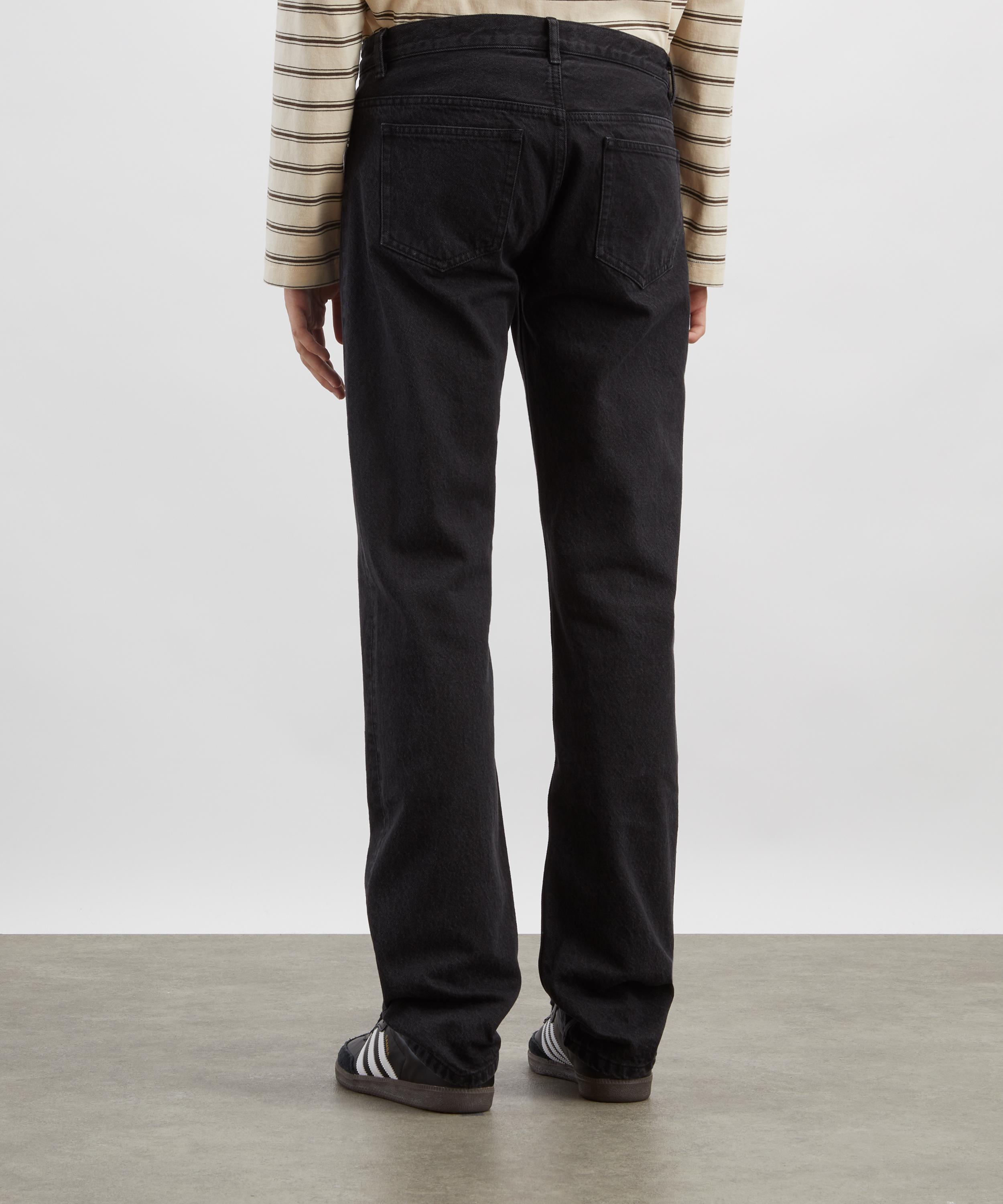 A.P.C. - New Straight Jeans in Noir Delave image number 3